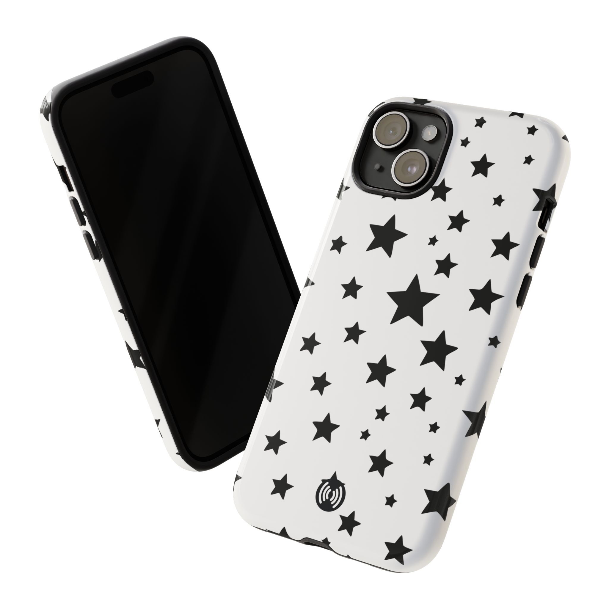 Black Stars on White Phone Case | Cellfinds - Image 25