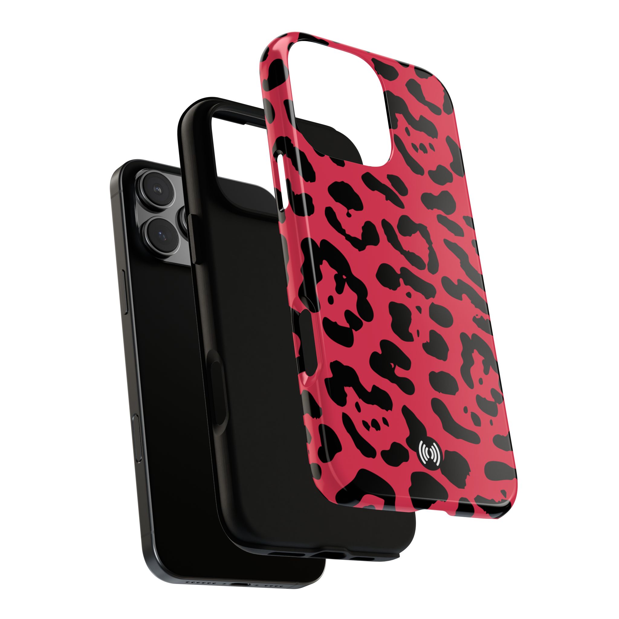 Ruby Red Leopard Print Tough Phone Case | Cellfinds - Image 80