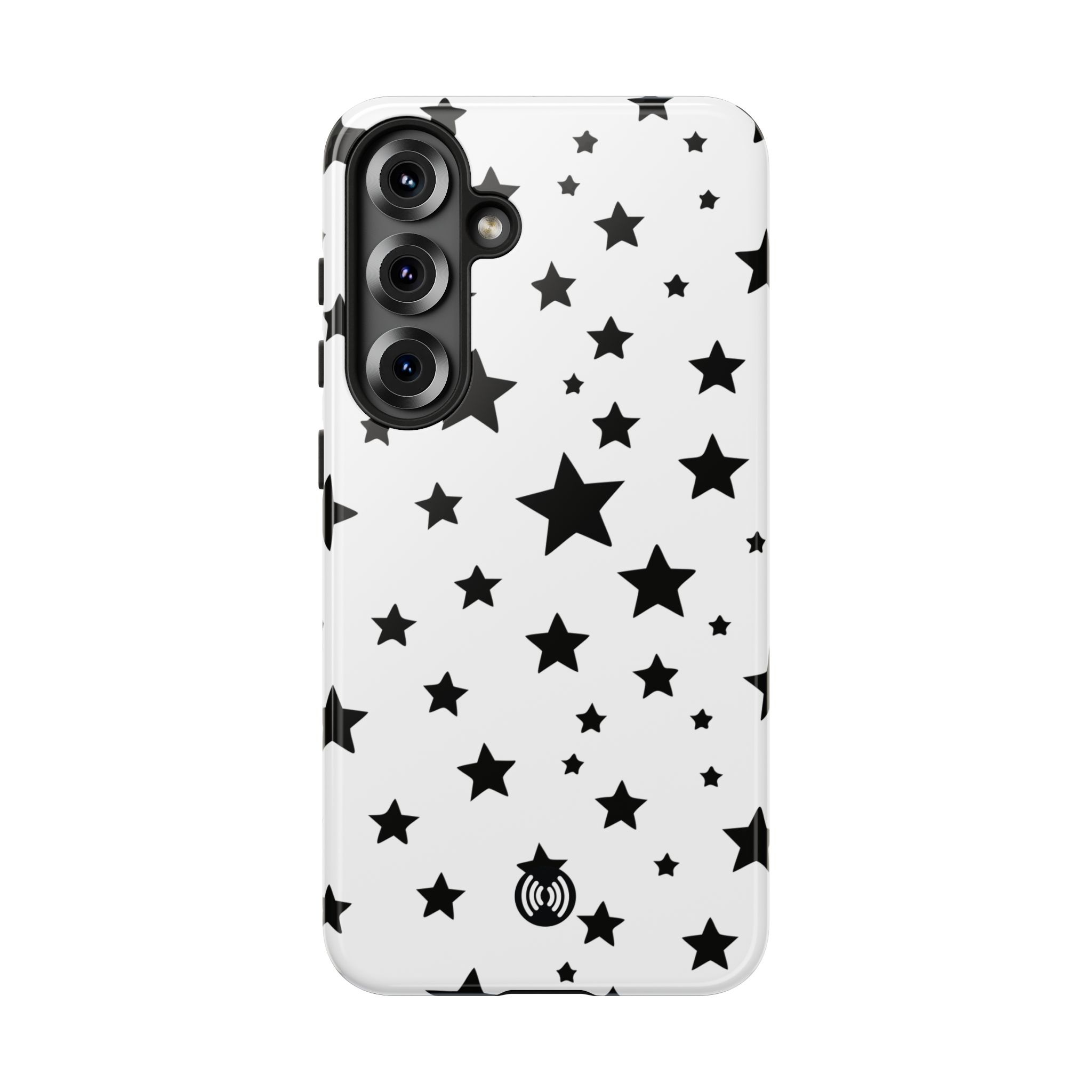 Black Stars on White Phone Case | Cellfinds - Image 92