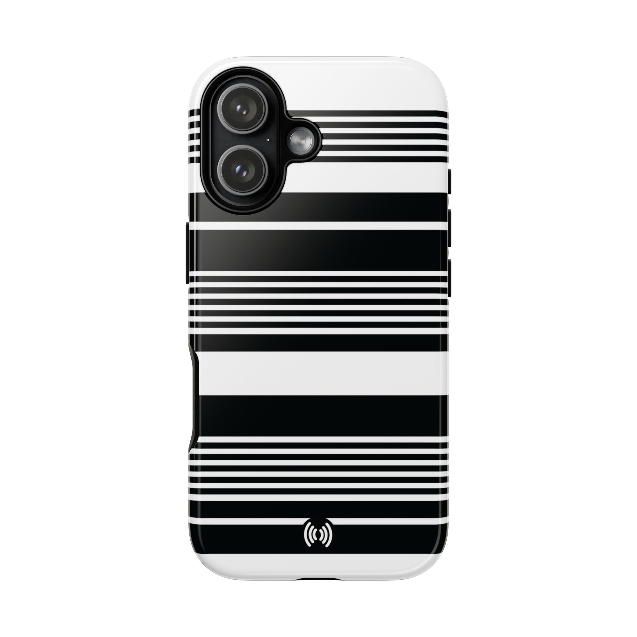 Black & White Striped Phone Case - Image 39