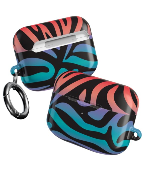 Colorful Zebra AirPod Case