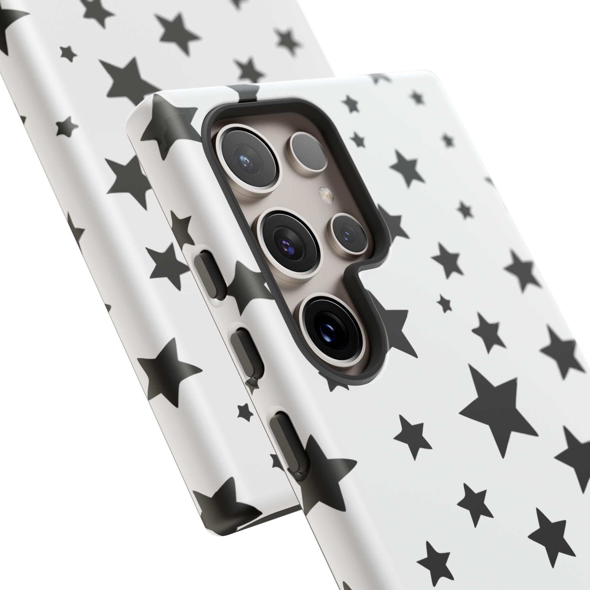 Black Stars on White Phone Case | Cellfinds - Image 57