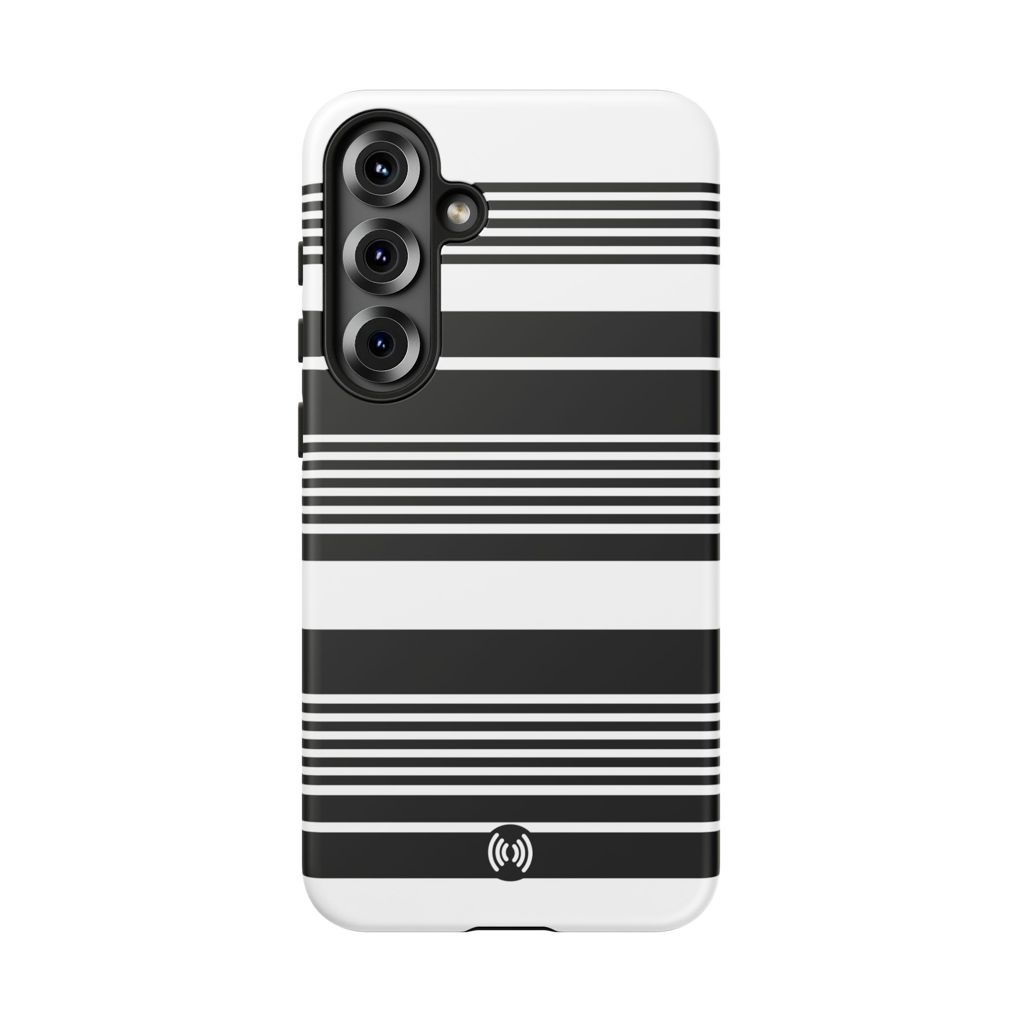 Black & White Striped Phone Case - Image 36