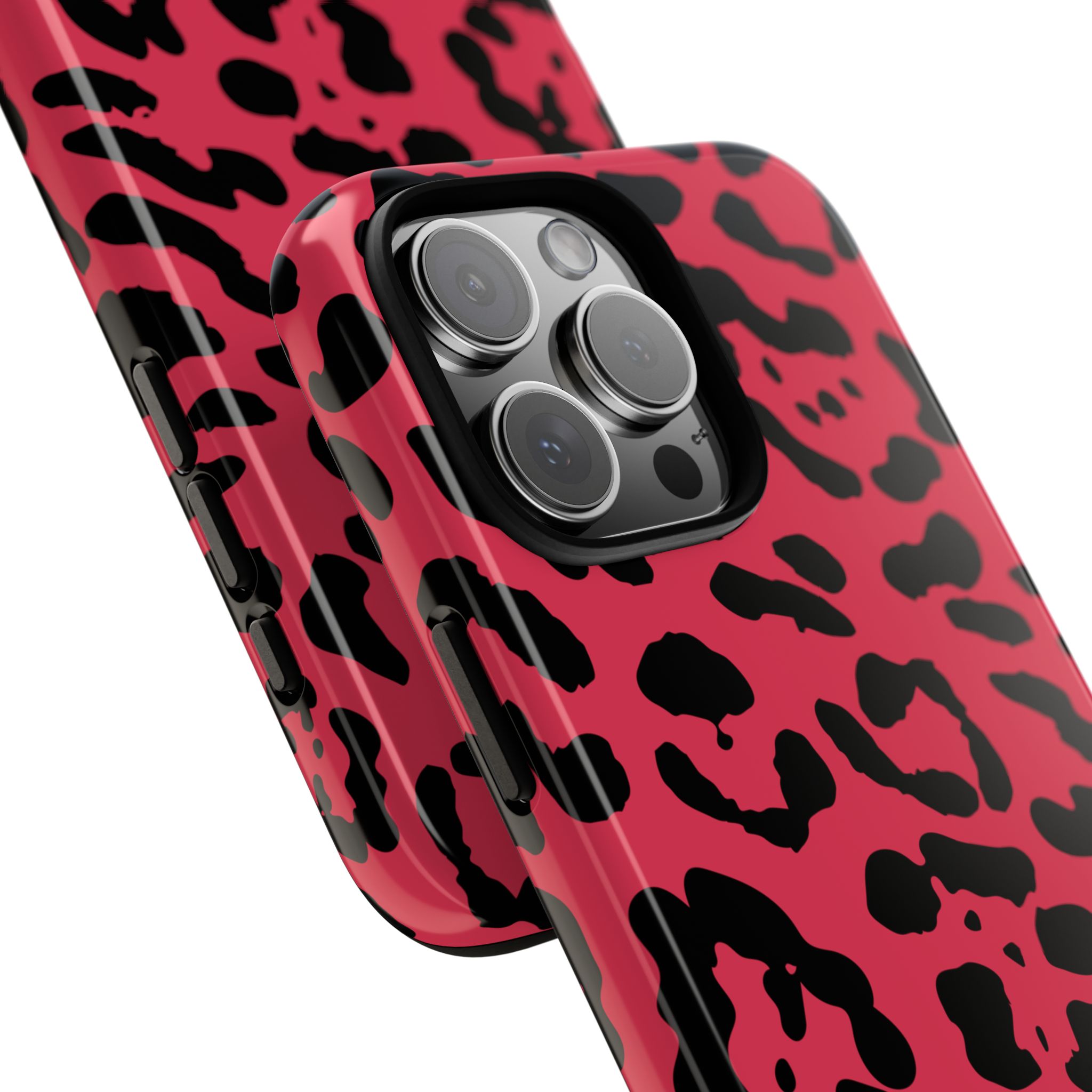Ruby Red Leopard Print Tough Phone Case | Cellfinds - Image 79