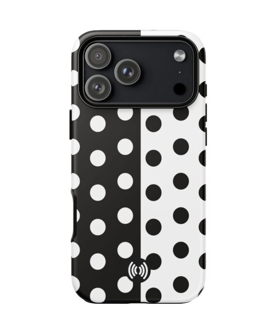Polka Dot Black & White Phone Case