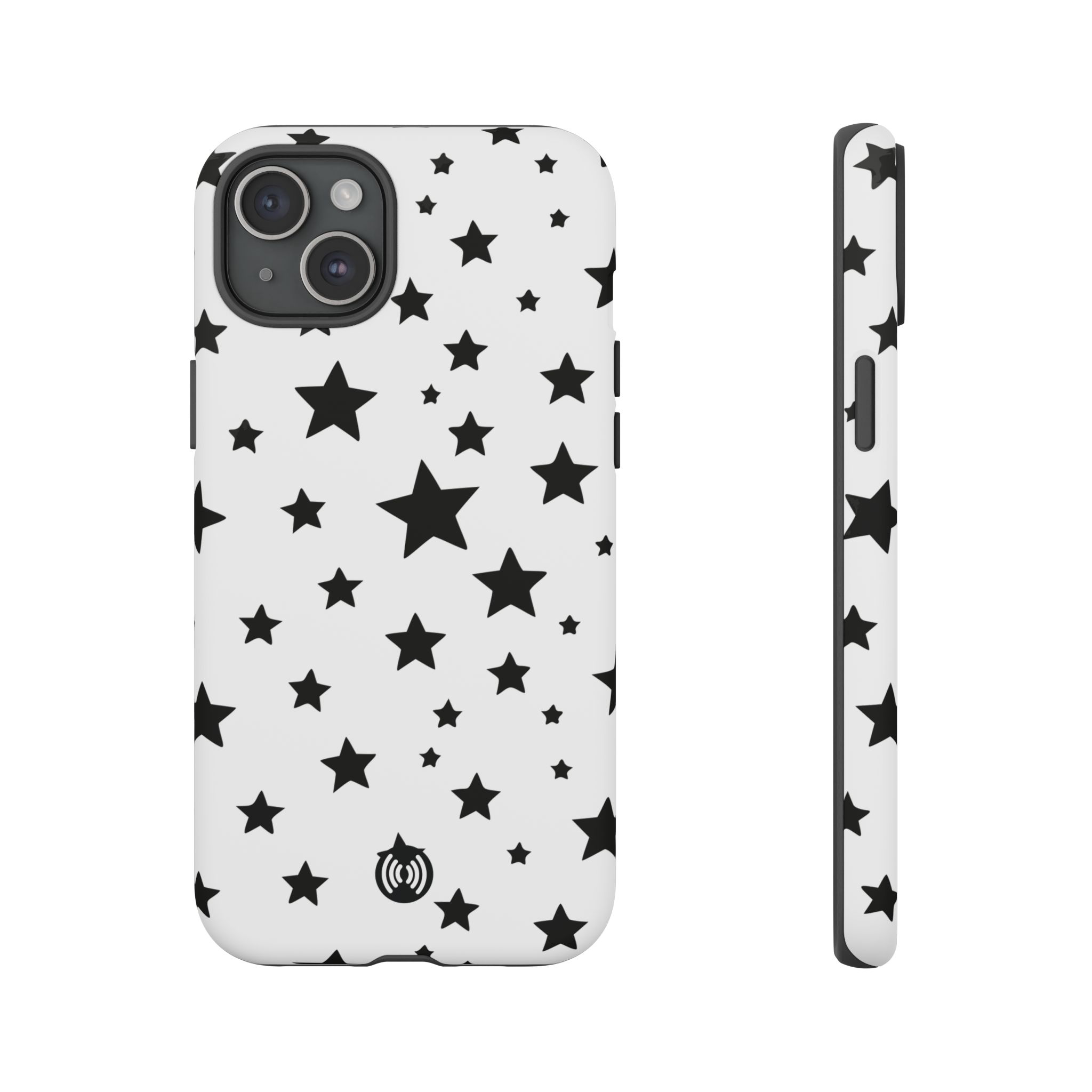 Black Stars on White Phone Case | Cellfinds - Image 26
