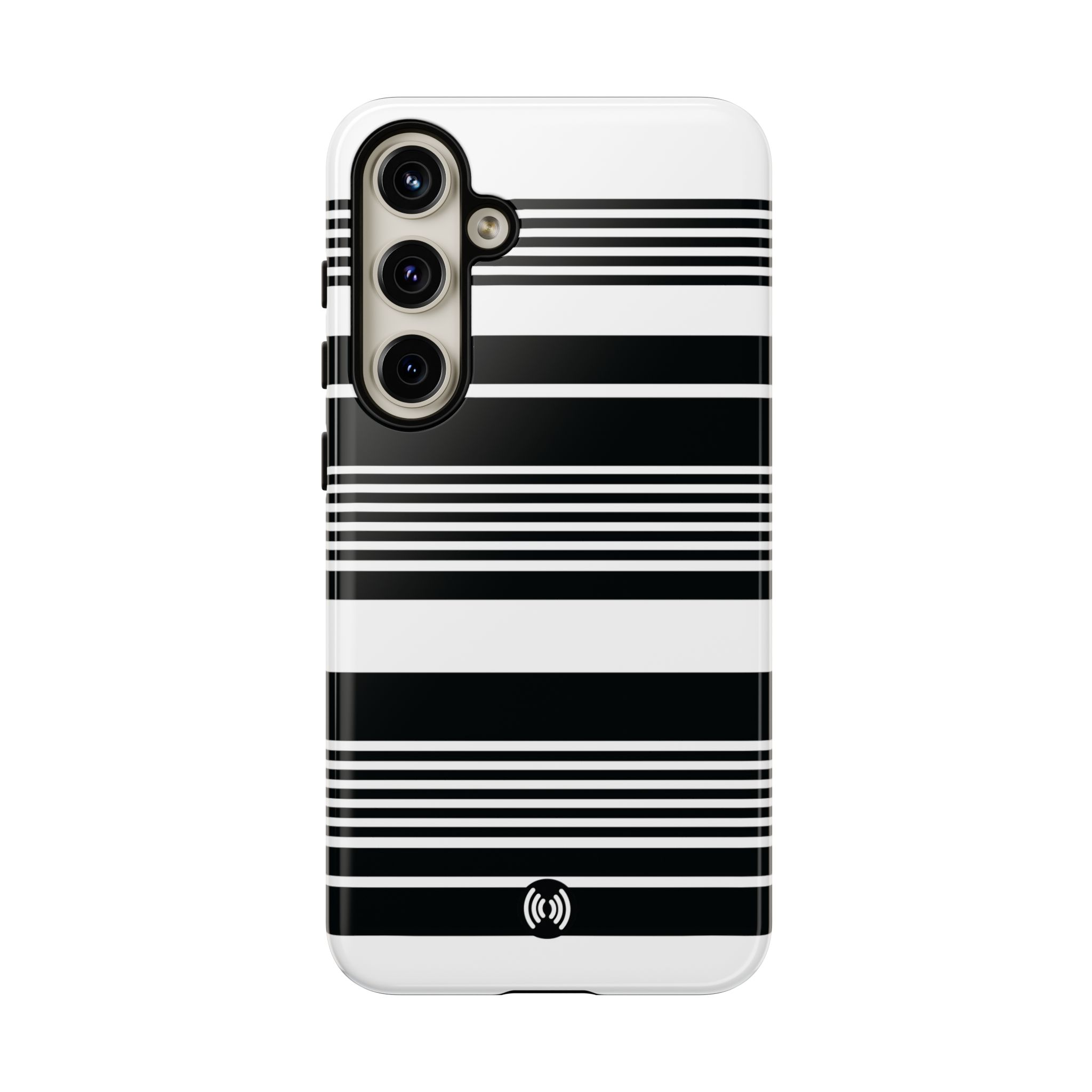 Black & White Striped Phone Case - Image 19