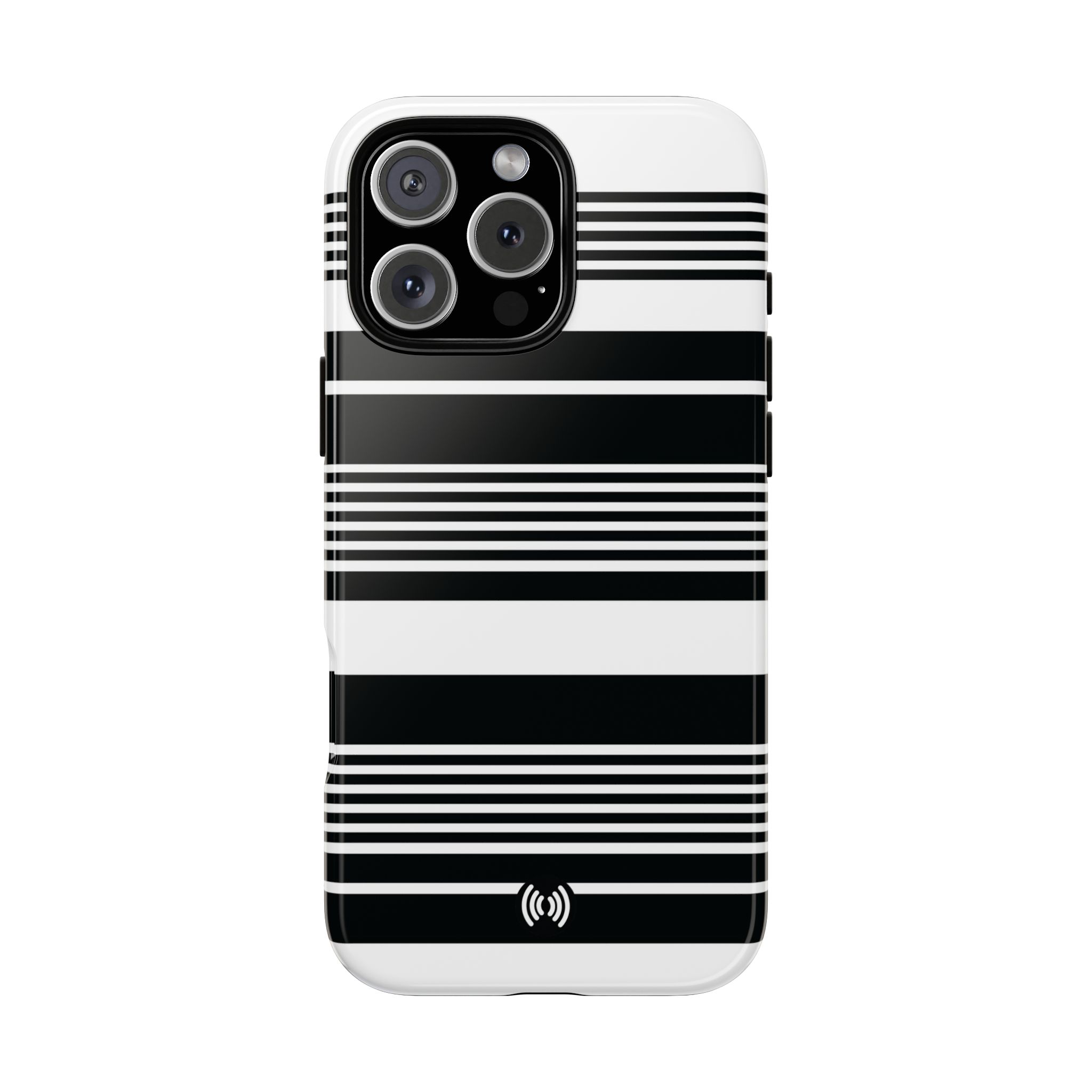 Black & White Striped Phone Case - Image 31
