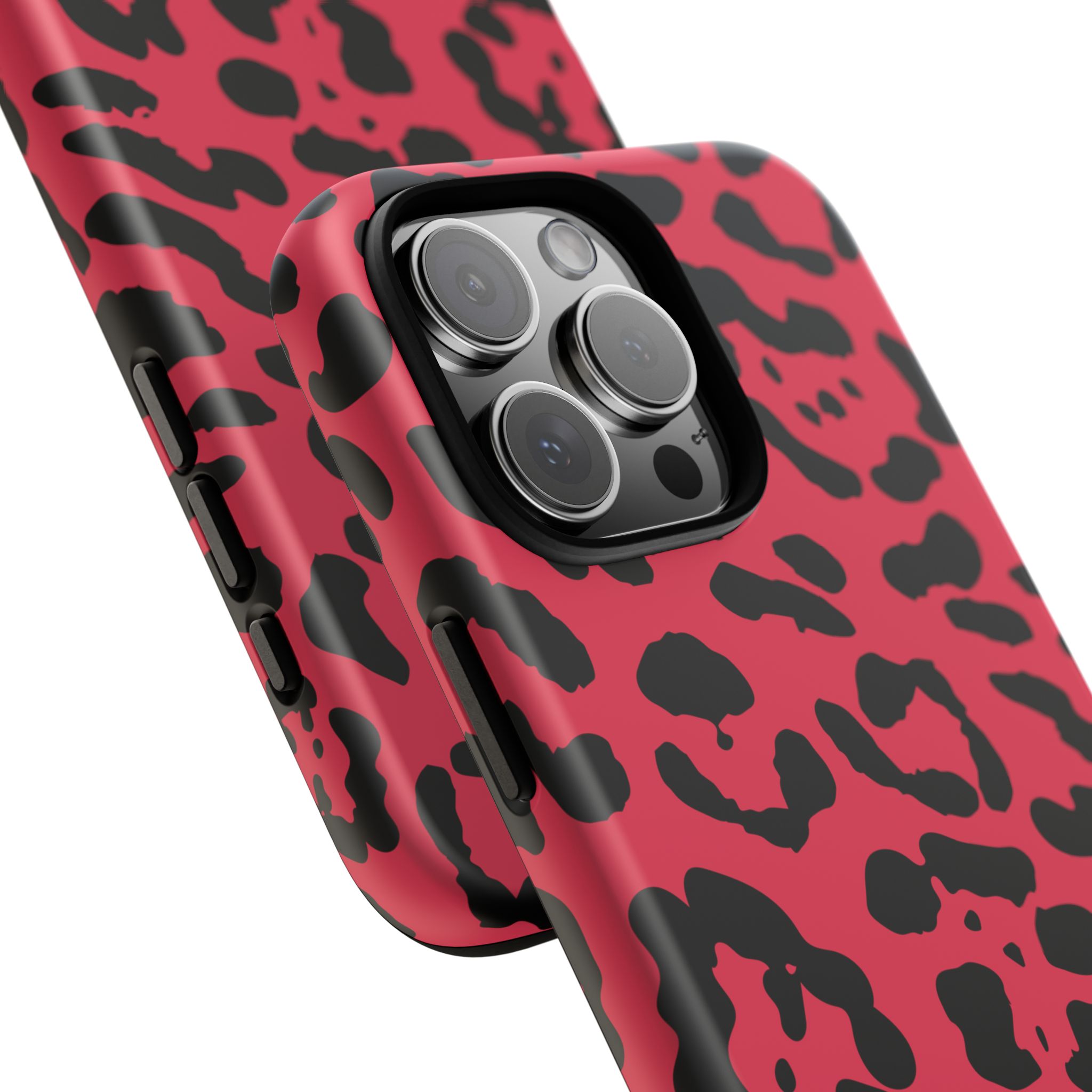 Ruby Red Leopard Print Tough Phone Case | Cellfinds - Image 82