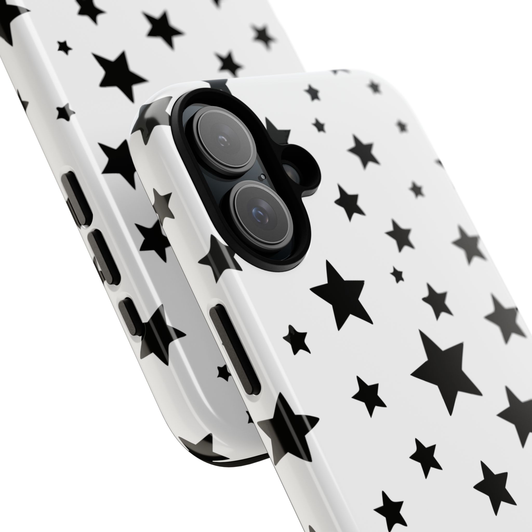 Black Stars on White Phone Case | Cellfinds - Image 67