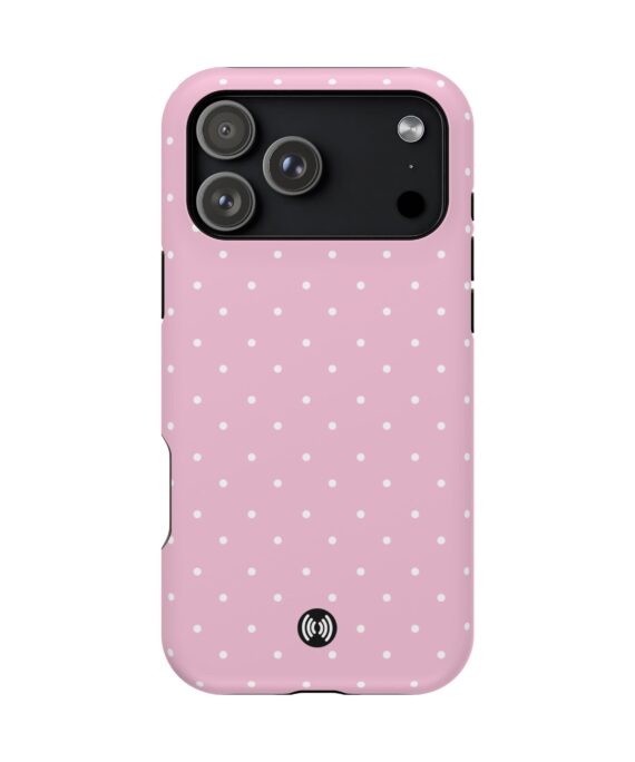 Pink Polka Dot MageSafe® Phone Case
