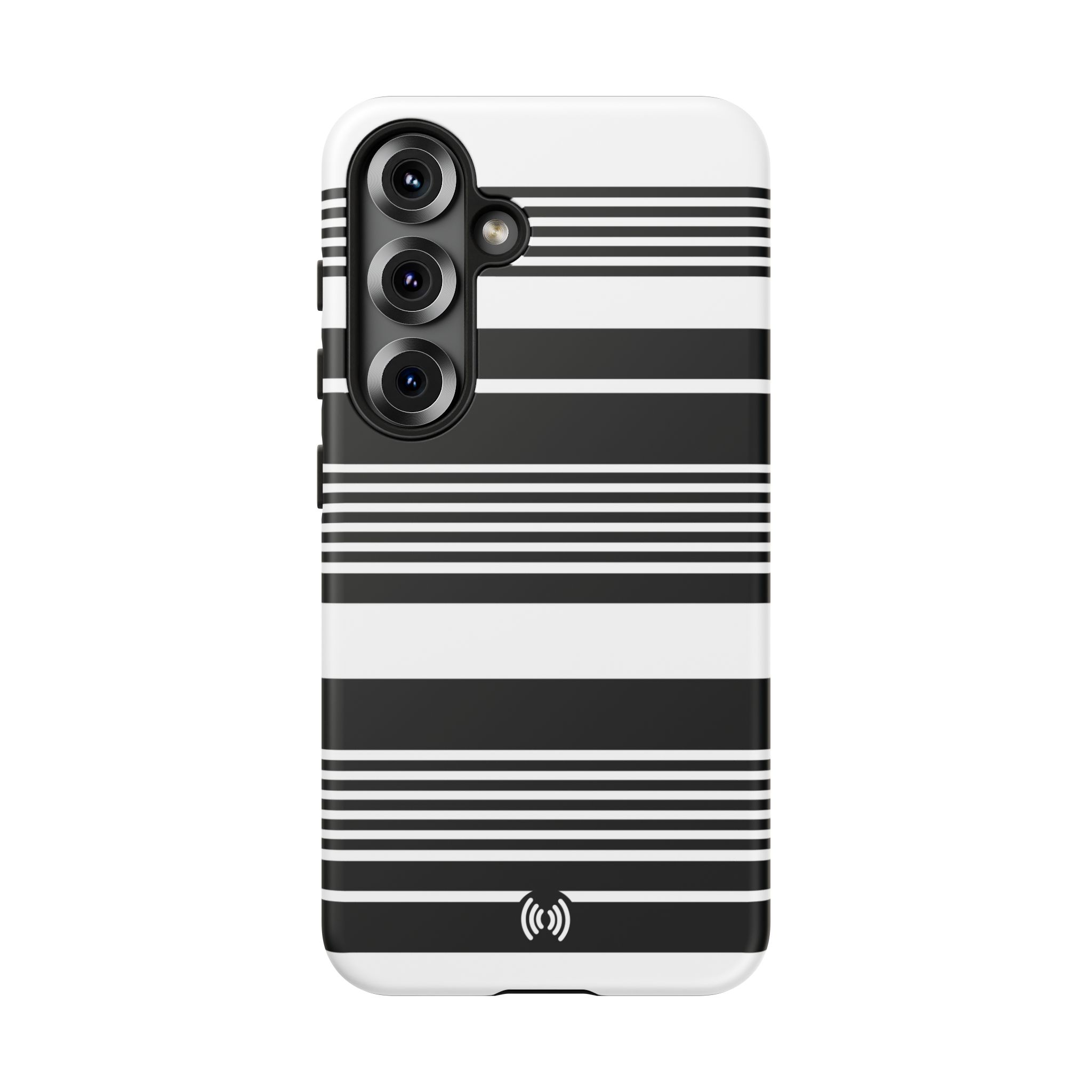 Black & White Striped Phone Case - Image 34