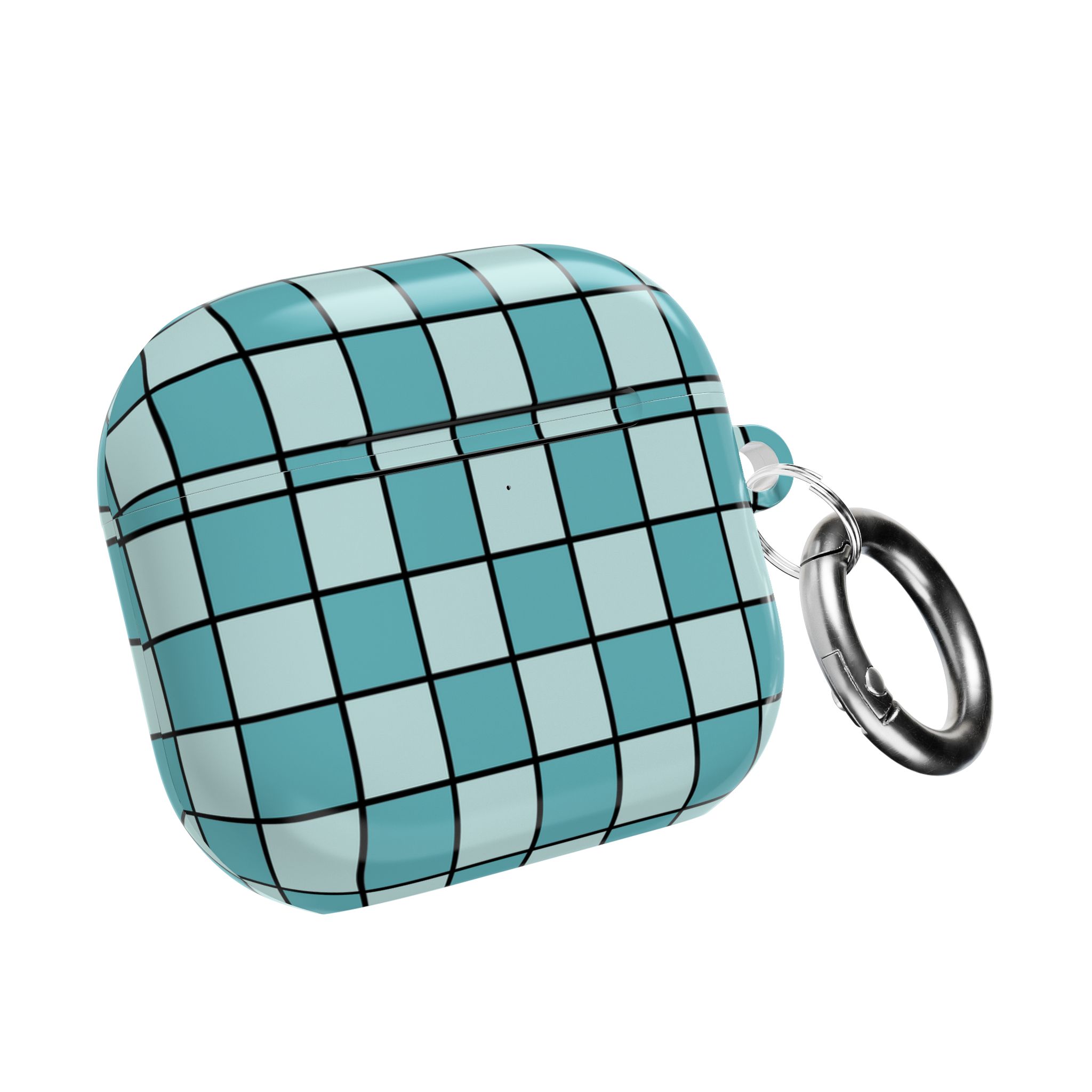 Blue Checkerboard Graphic Phone Case | Y2K Aesthetic Slim Protective Cover