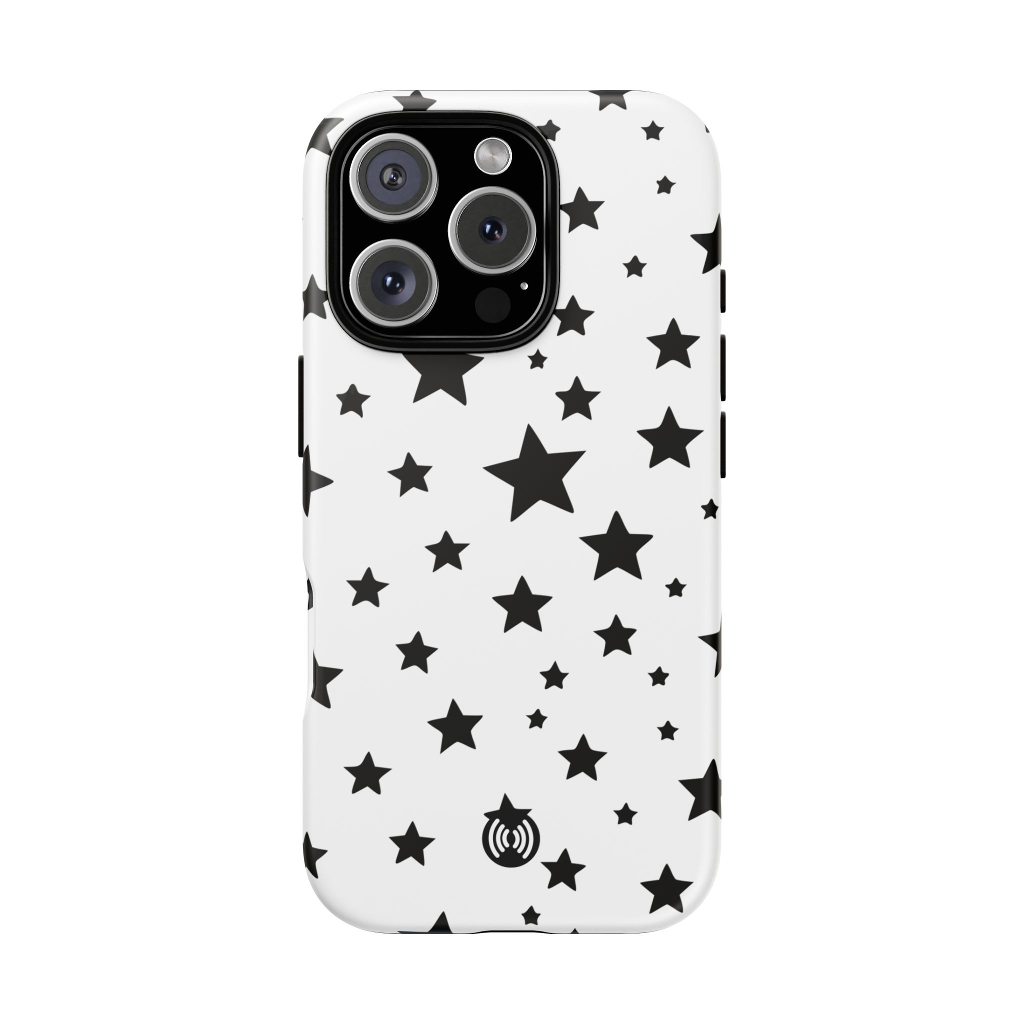 Black Stars on White Phone Case | Cellfinds - Image 75