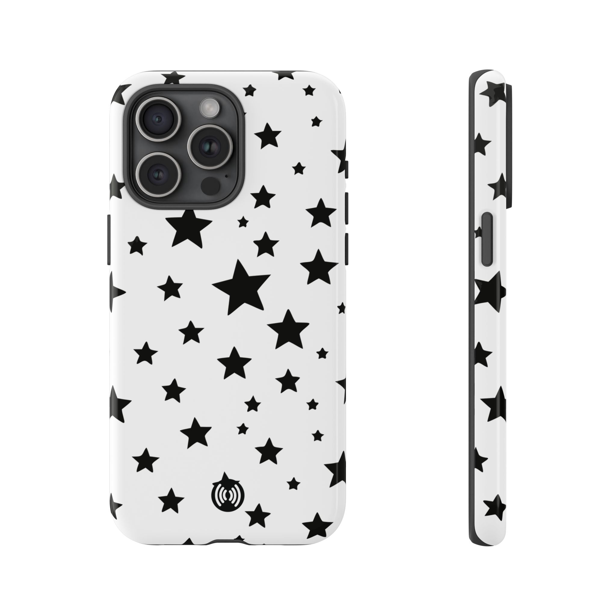 Black Stars on White Phone Case | Cellfinds - Image 32