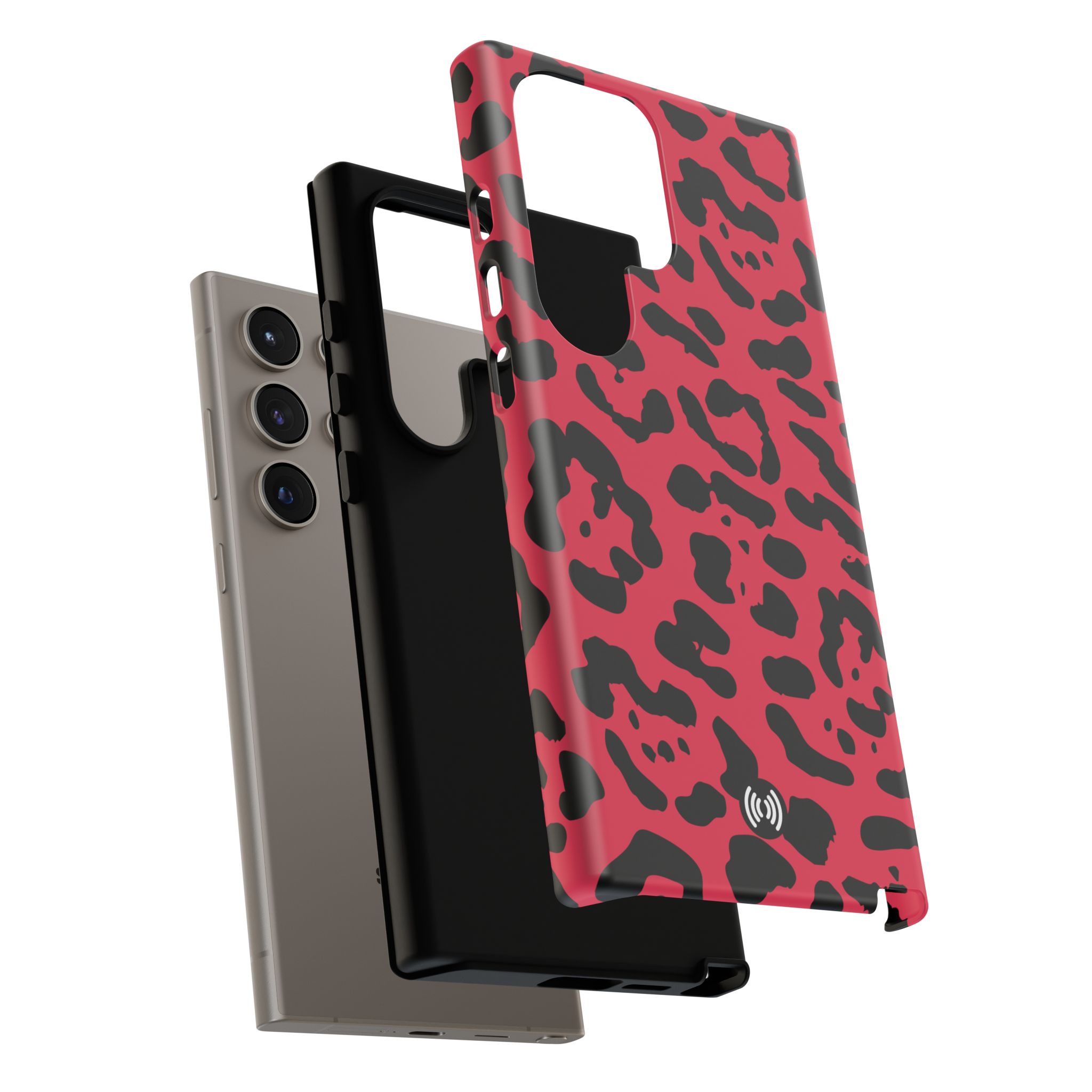 Ruby Red Leopard Print Tough Phone Case | Cellfinds - Image 59