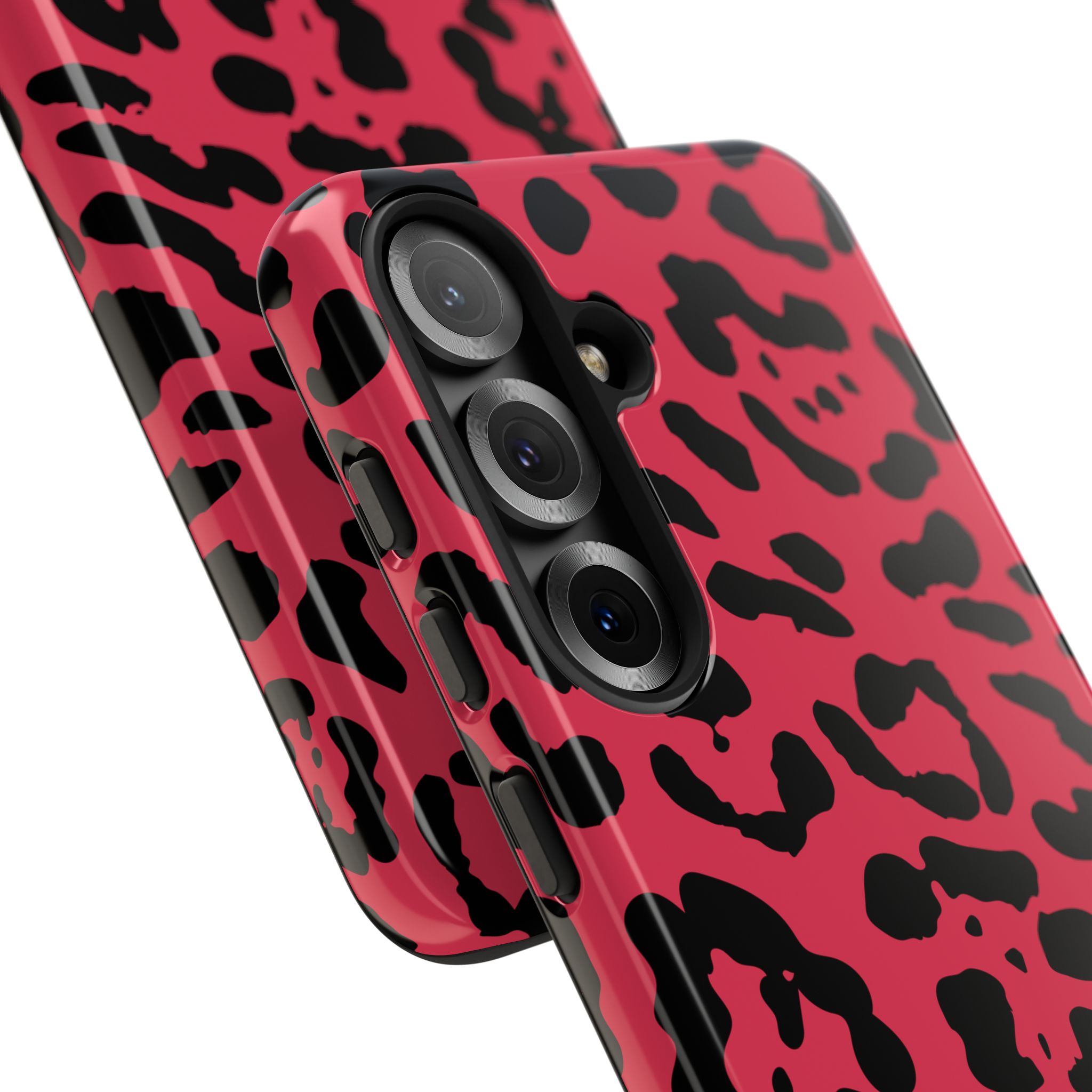 Ruby Red Leopard Print Tough Phone Case | Cellfinds - Image 85