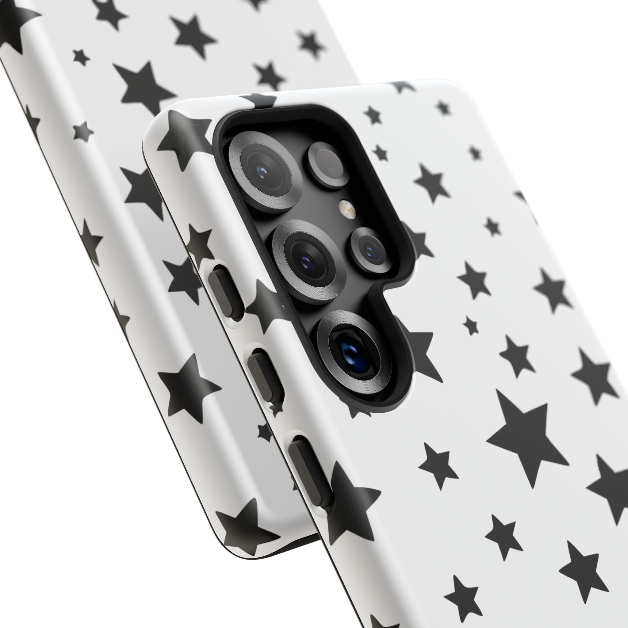 Black Stars on White Phone Case | Cellfinds - Image 105