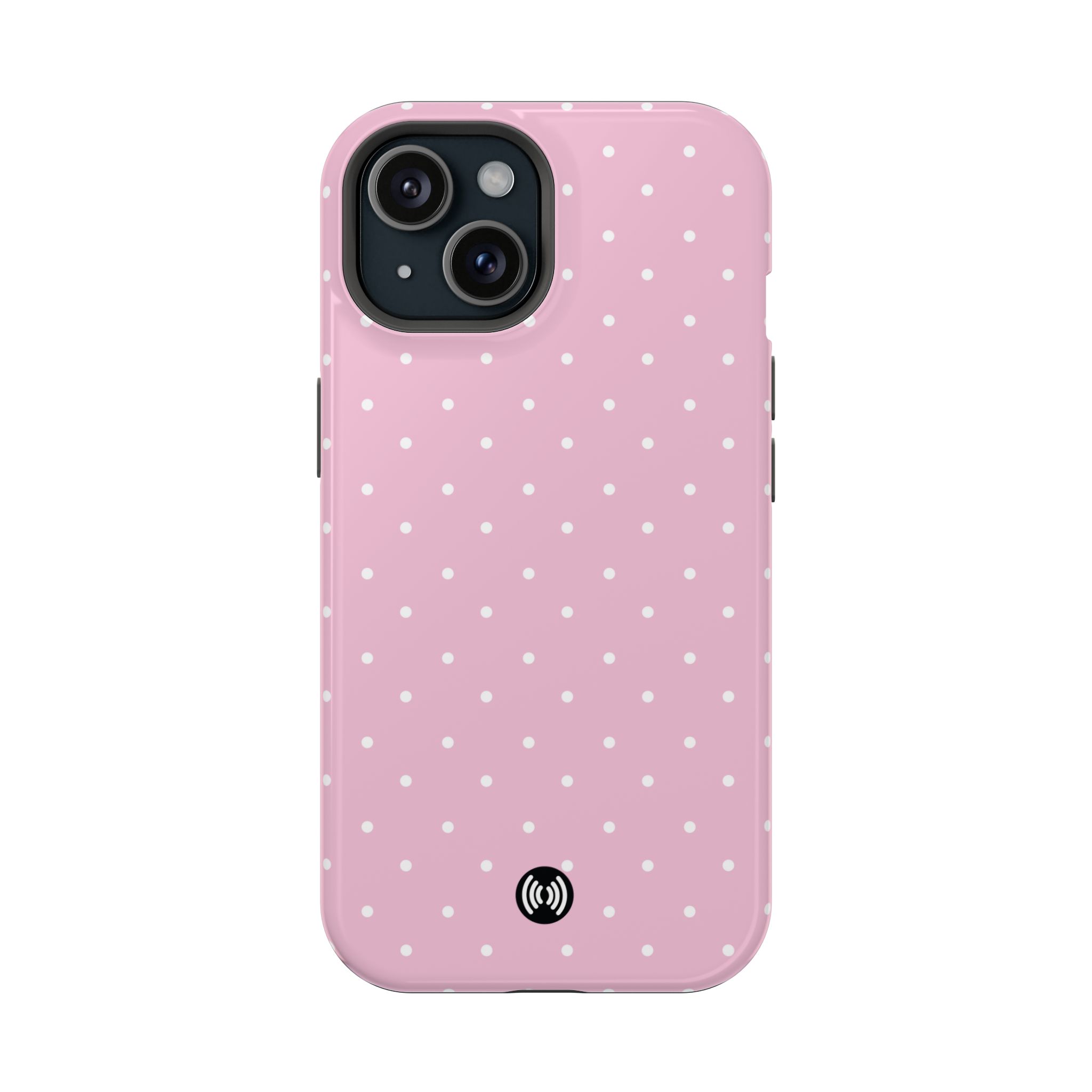 Pink Polka Dot Magnetic Impact-Resistant Phone Case | Cellfinds
