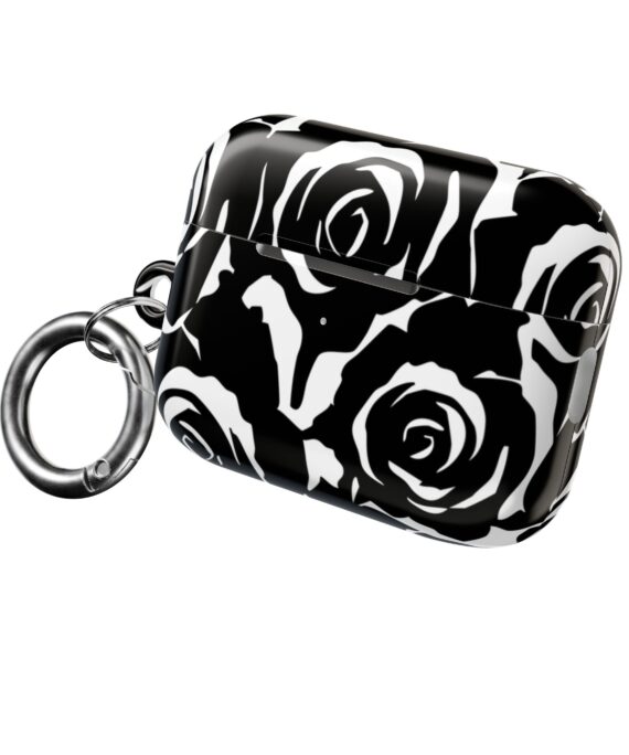 Black & White Floral AirPods Case