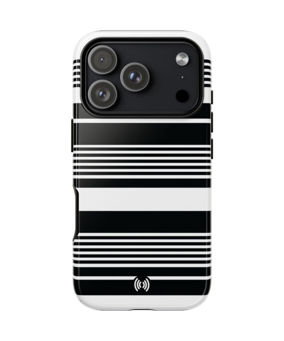 Black & White Striped Phone Case