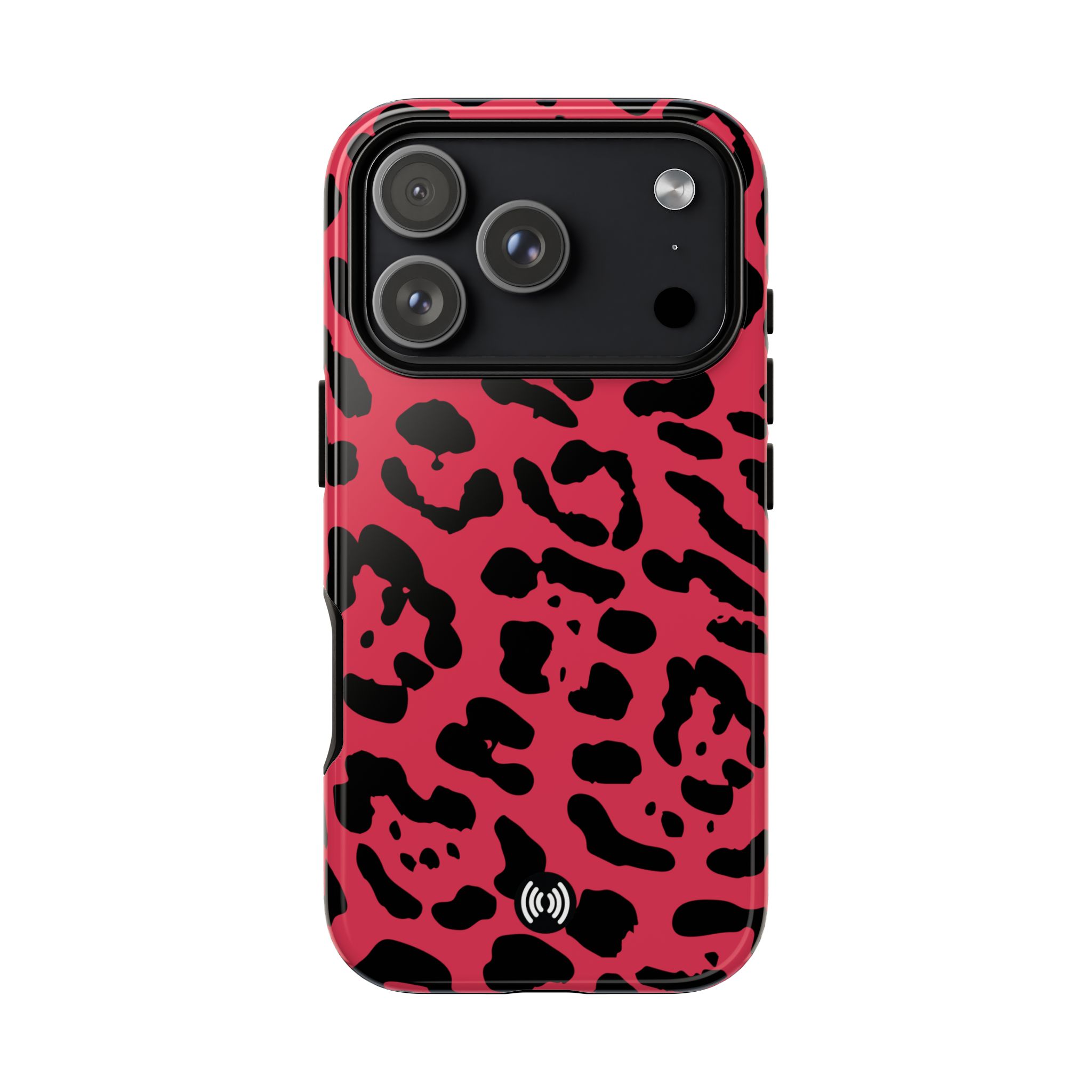 Ruby Red Leopard Print Tough Phone Case | Cellfinds