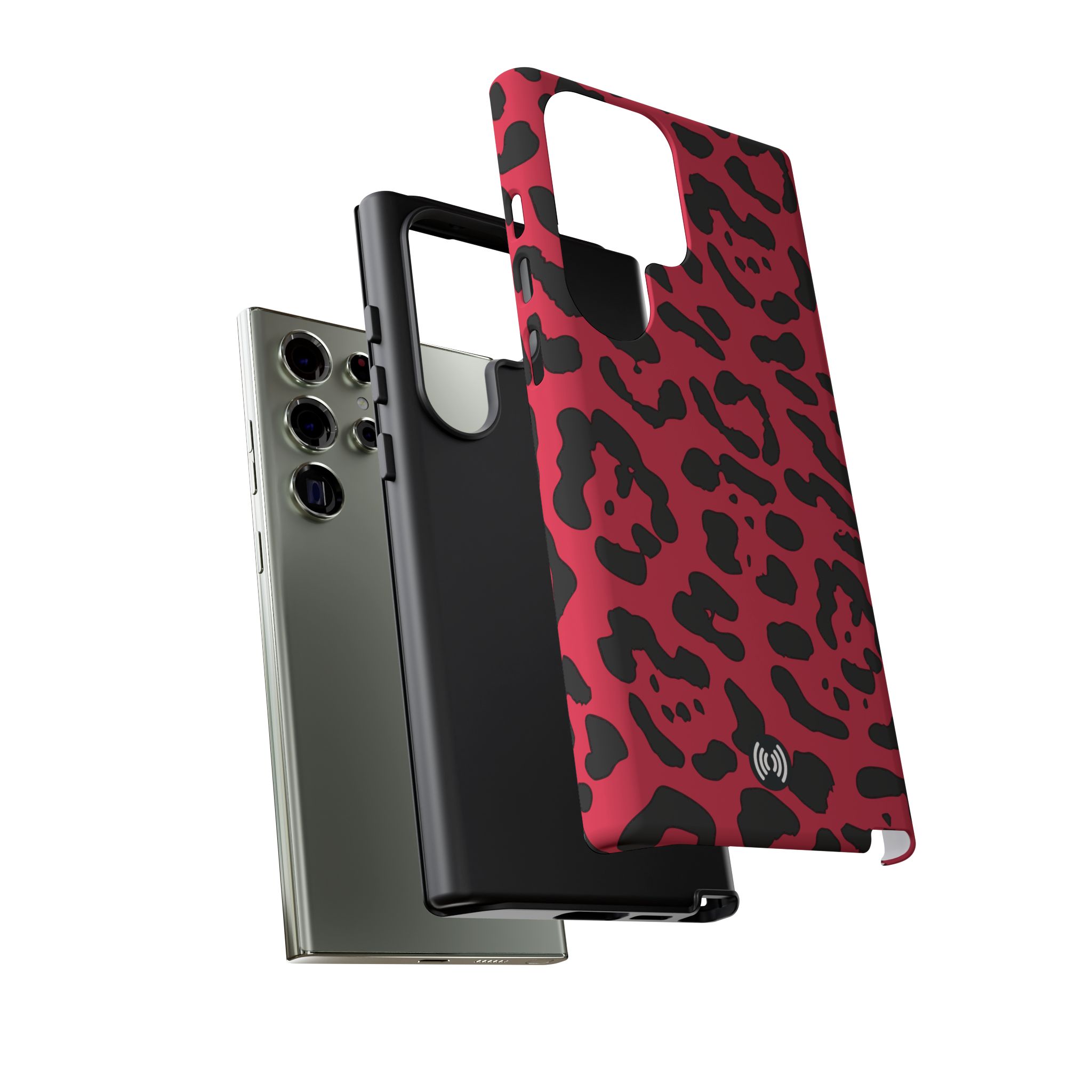 Ruby Red Leopard Print Tough Phone Case | Cellfinds - Image 19