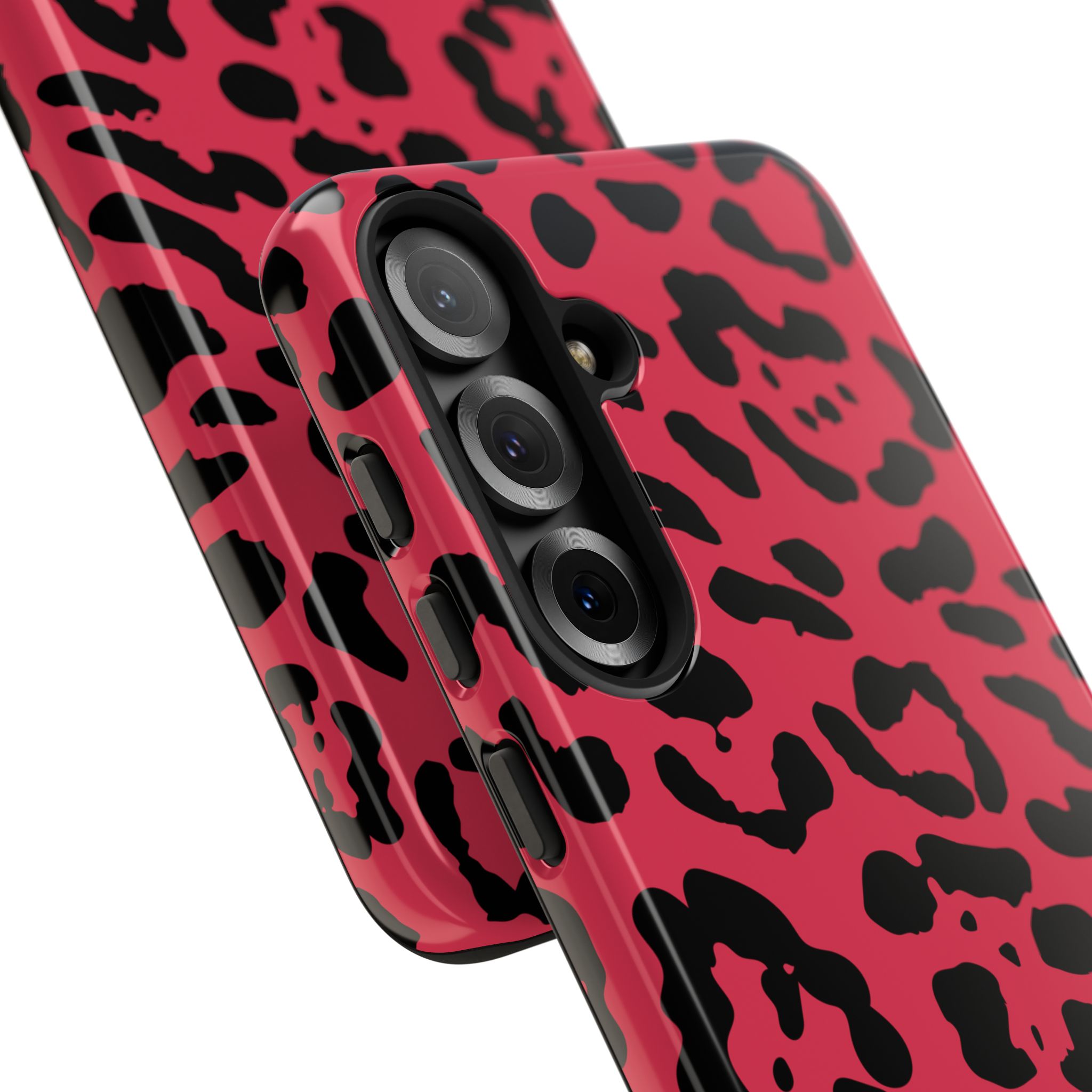 Ruby Red Leopard Print Tough Phone Case | Cellfinds - Image 93