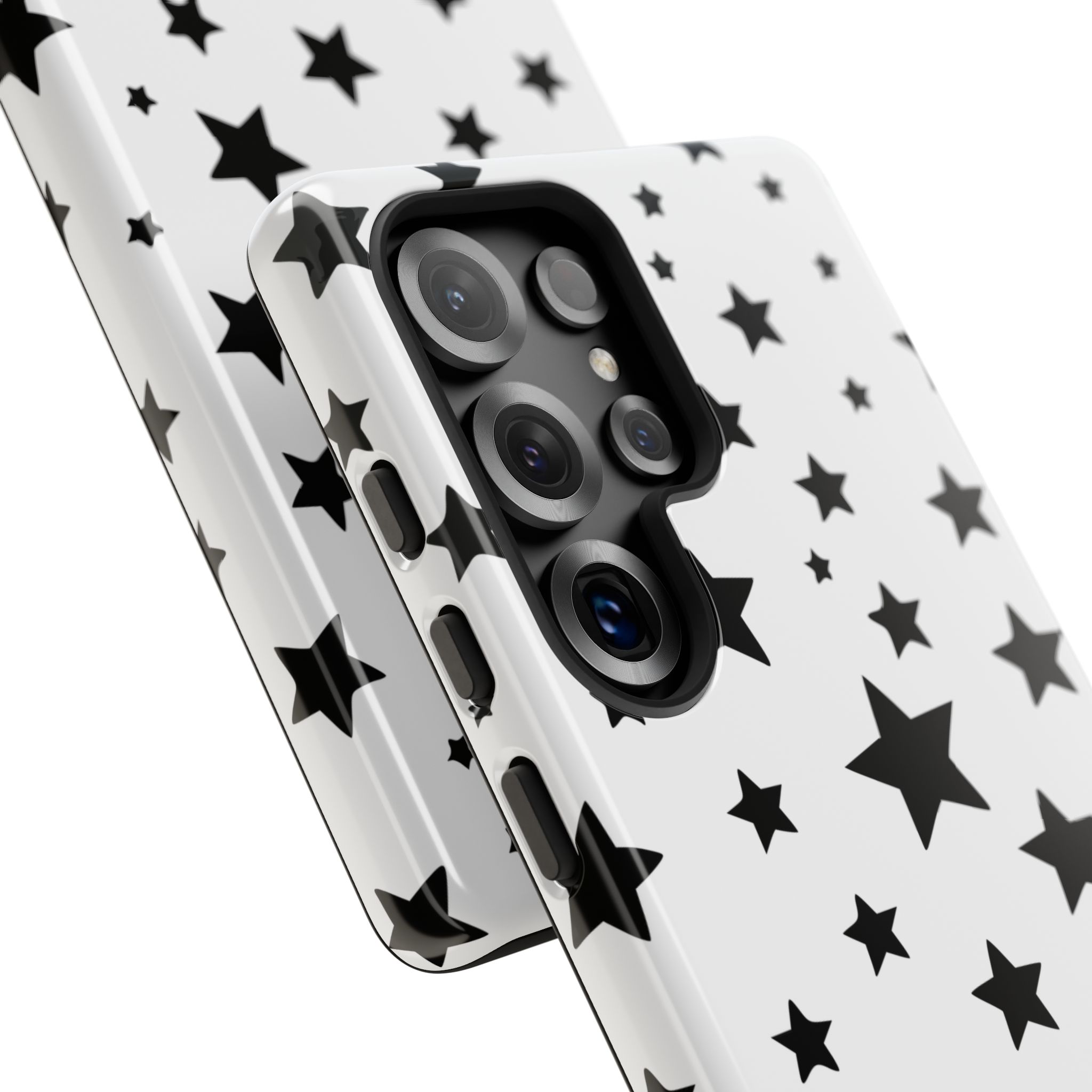 Black Stars on White Phone Case | Cellfinds - Image 101