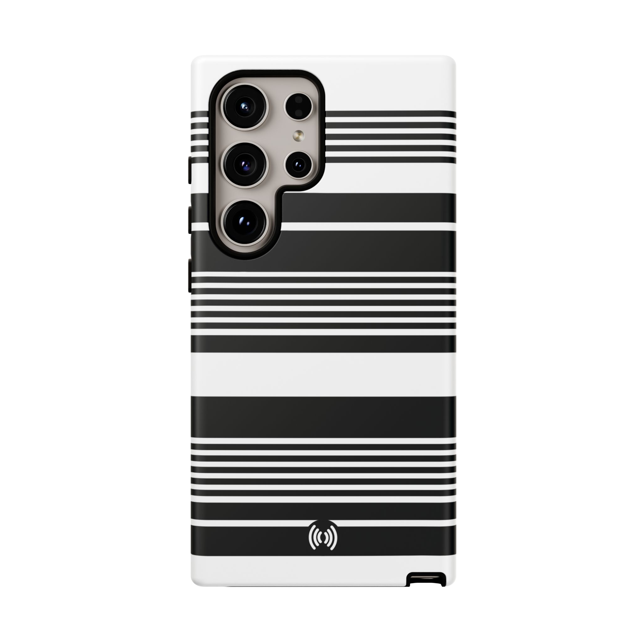 Black & White Striped Phone Case - Image 22