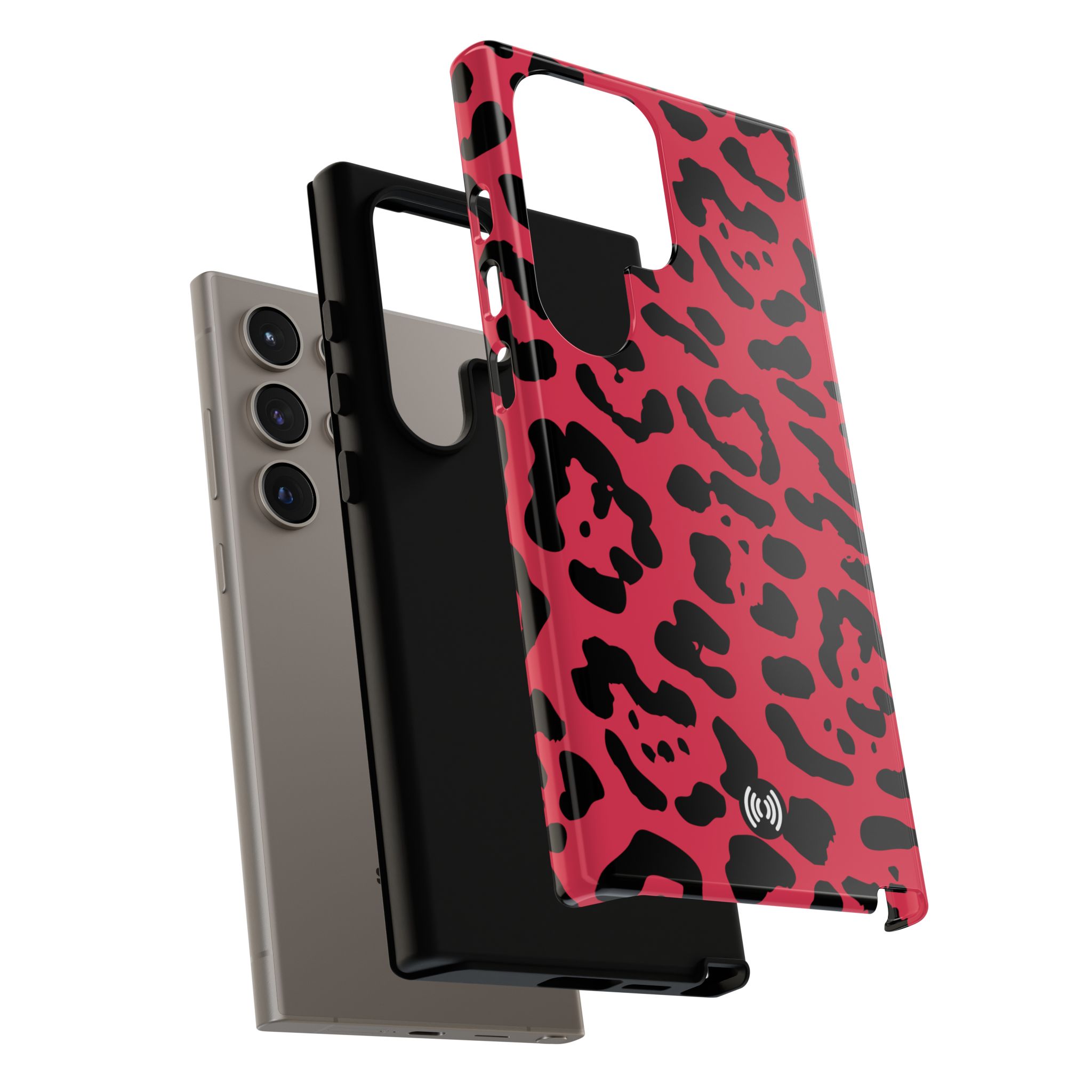 Ruby Red Leopard Print Tough Phone Case | Cellfinds - Image 55
