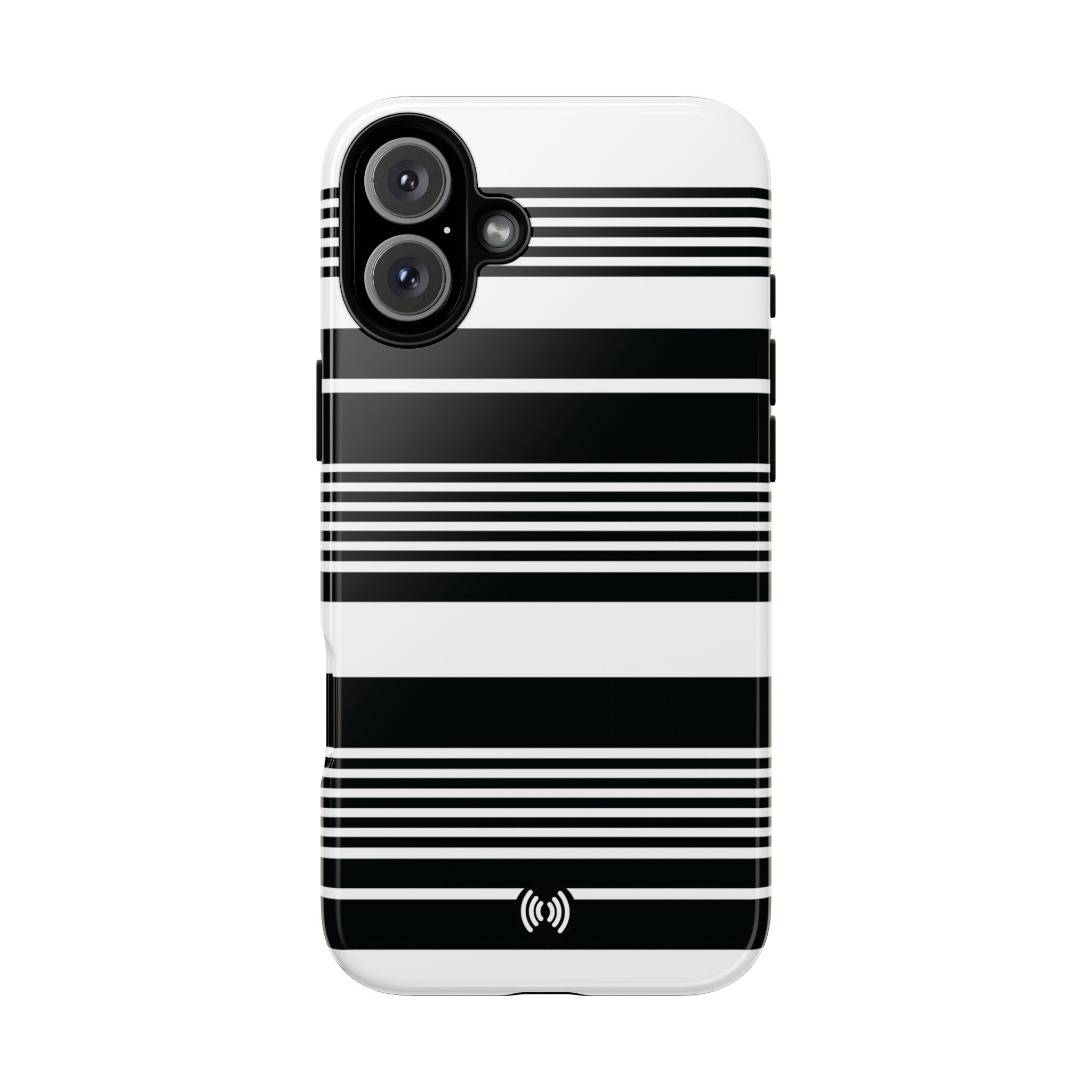 Black & White Striped Phone Case - Image 27