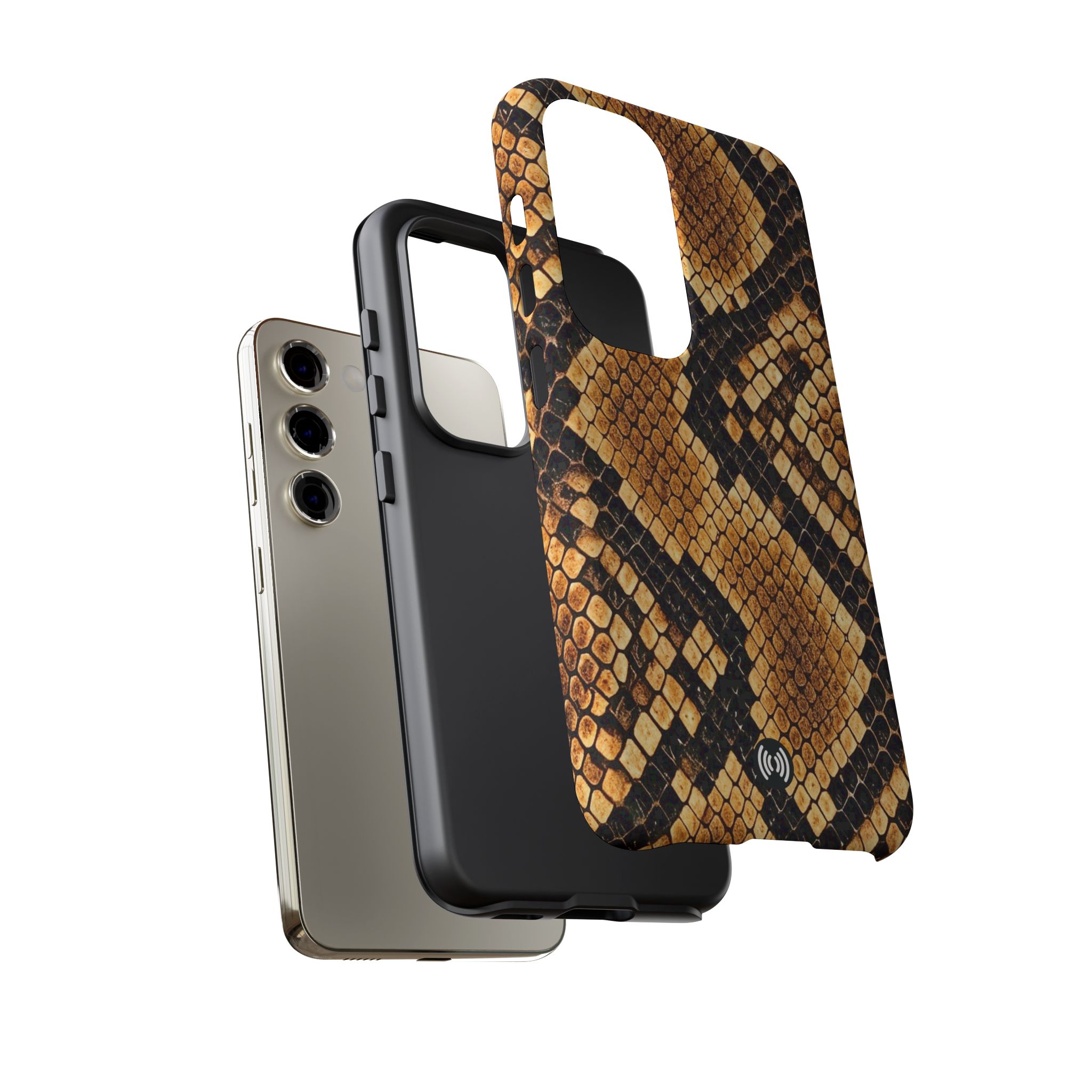 Snake Print Tough Phone Case – Rugged Protective iPhone Cover - Image 6