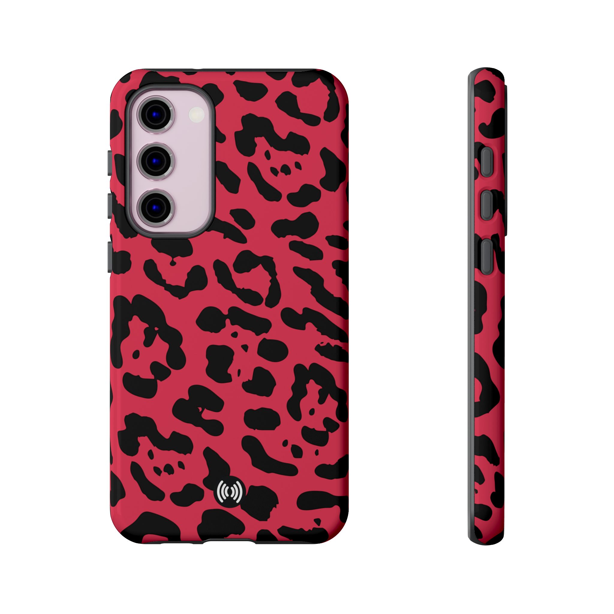Ruby Red Leopard Print Tough Phone Case | Cellfinds - Image 8