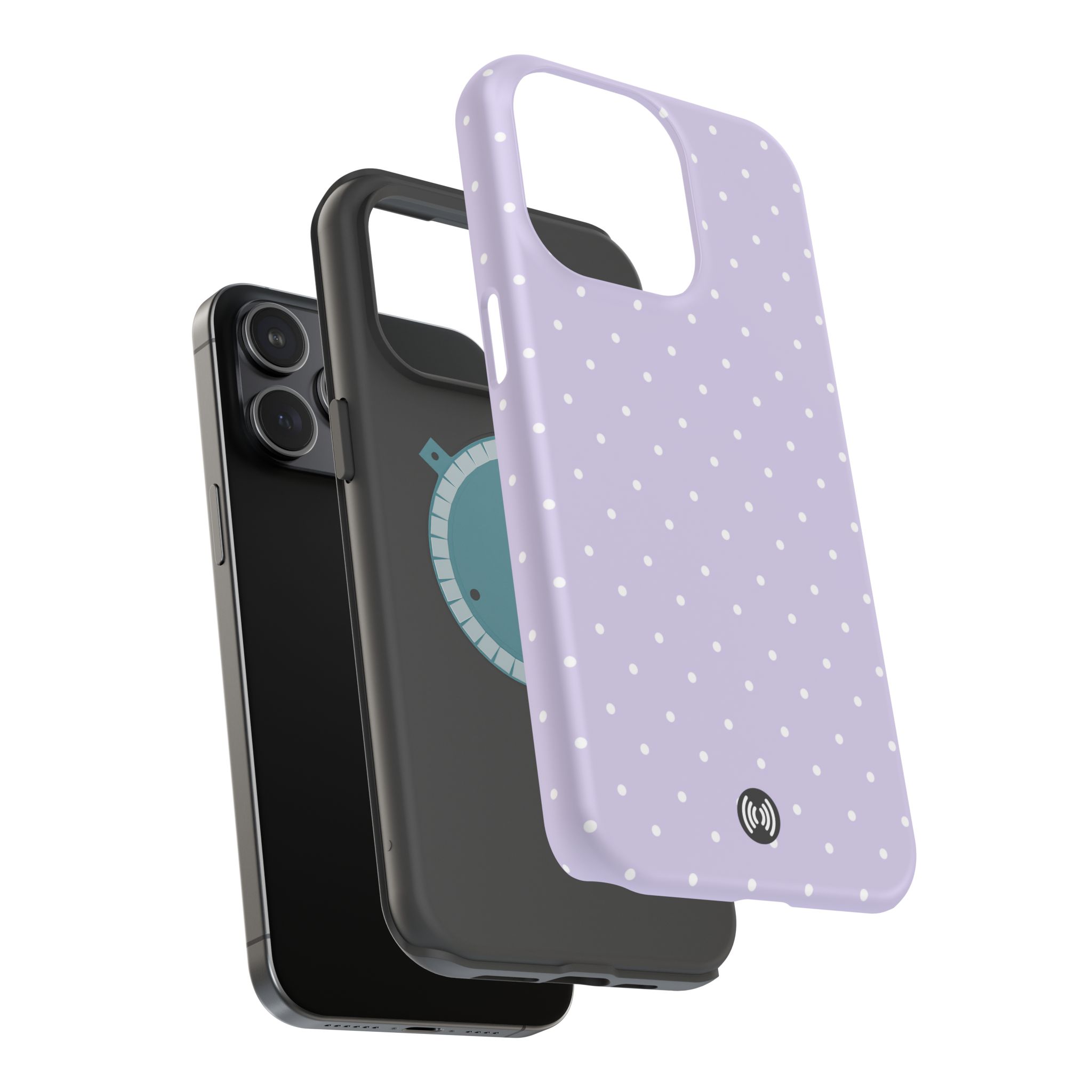 Lilac Polka Dot Magnetic Impact-Resistant Phone Case | Cellfinds - Image 29