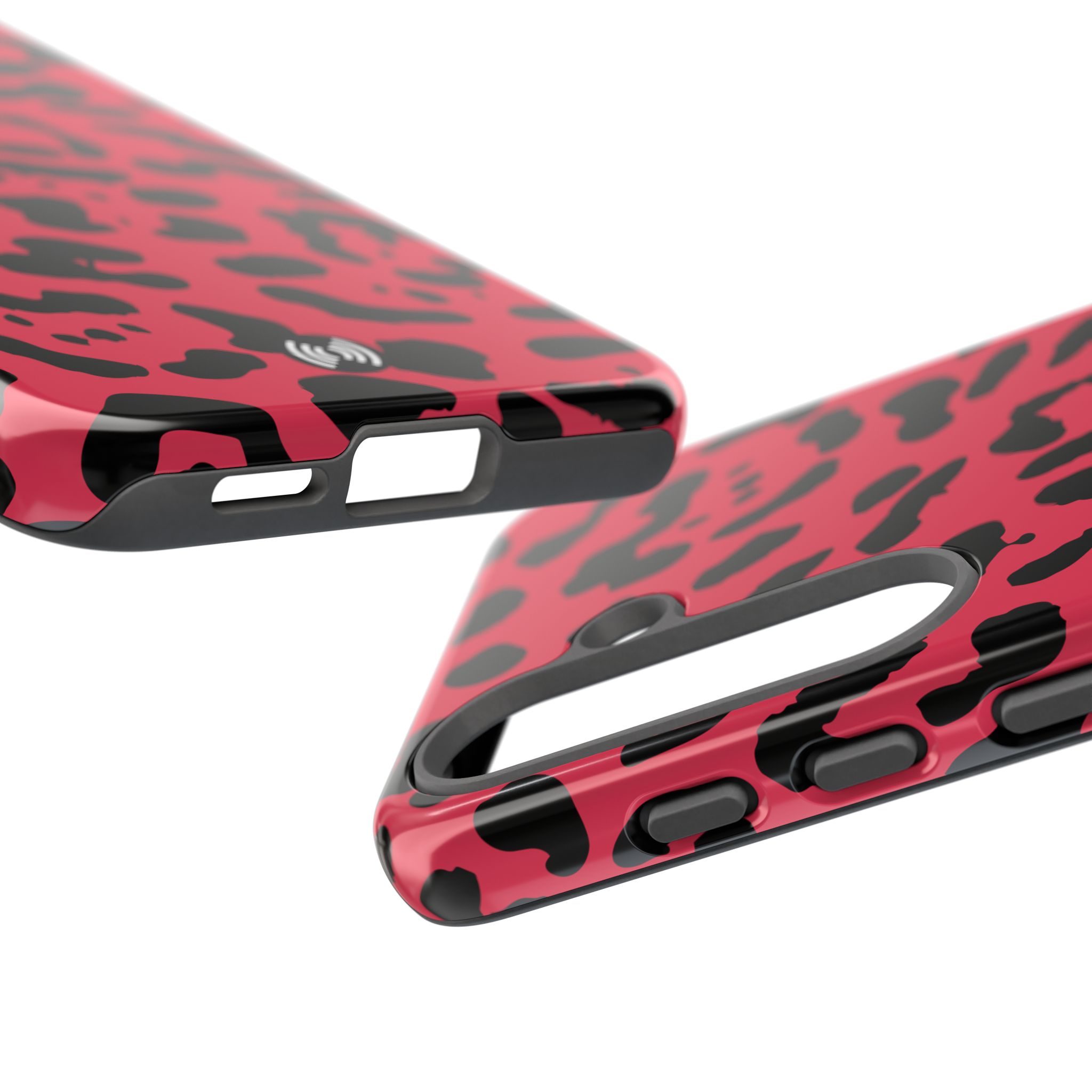 Ruby Red Leopard Print Tough Phone Case | Cellfinds - Image 86