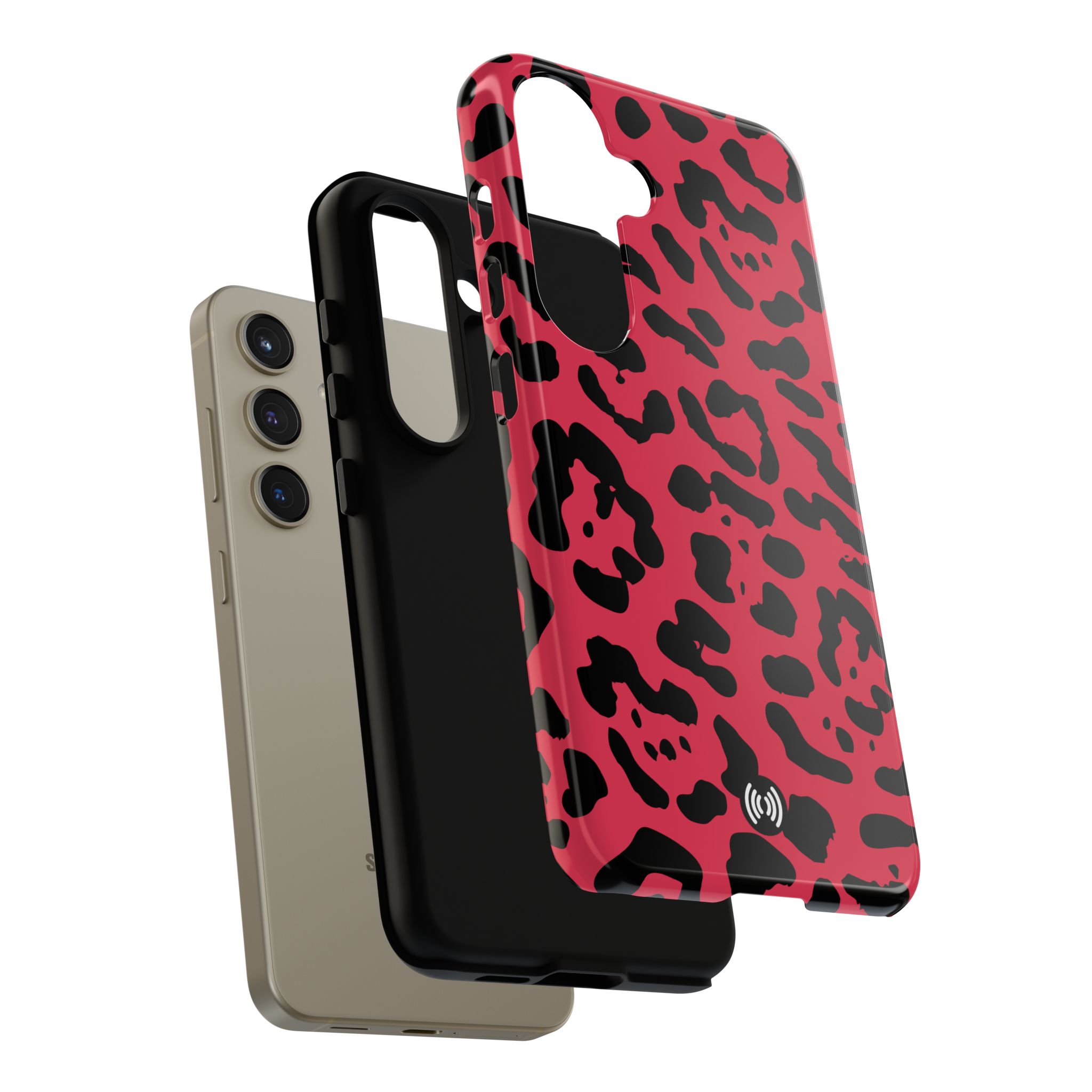 Ruby Red Leopard Print Tough Phone Case | Cellfinds - Image 39