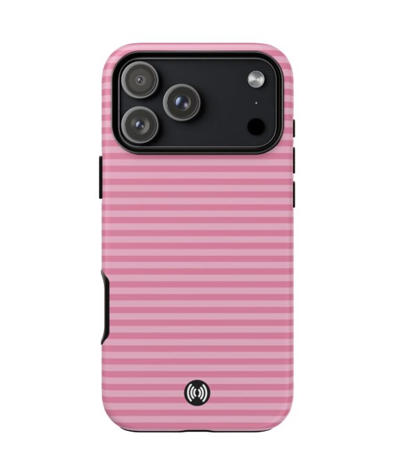 Pink Striped Phone Case