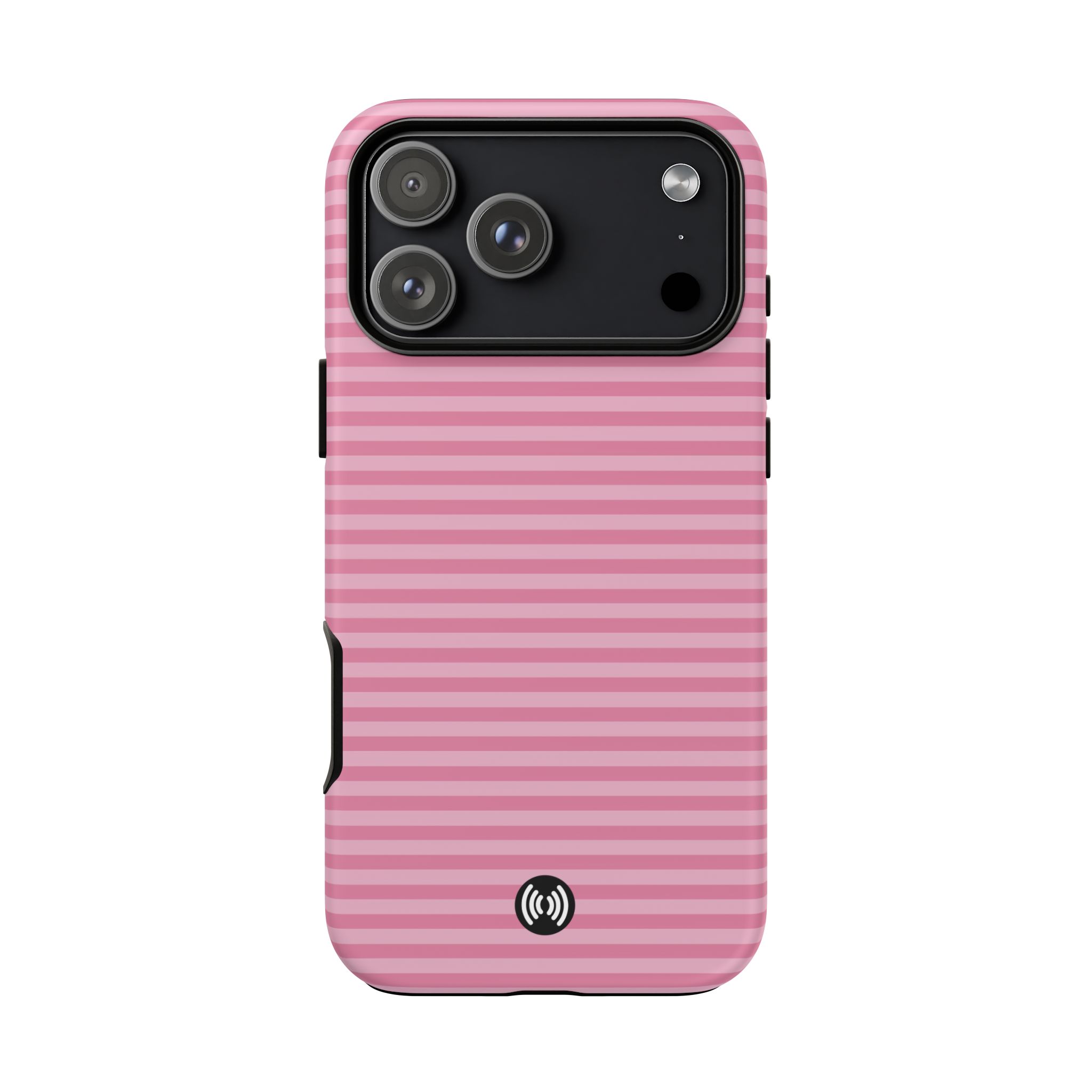 Pink Striped Phone Case