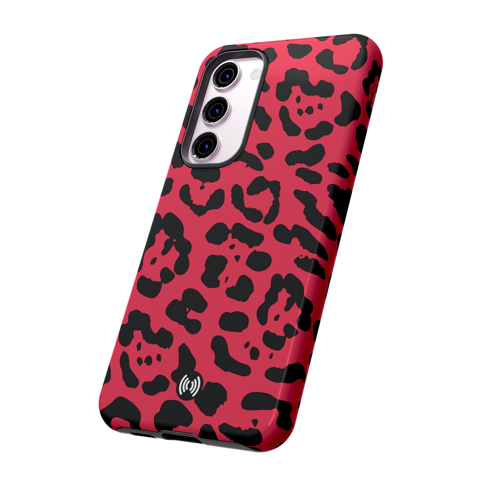 Ruby Red Leopard Print Tough Phone Case | Cellfinds - Image 9