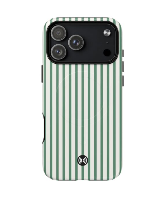 Green Vertical Stripe MagSafe® Phone Case