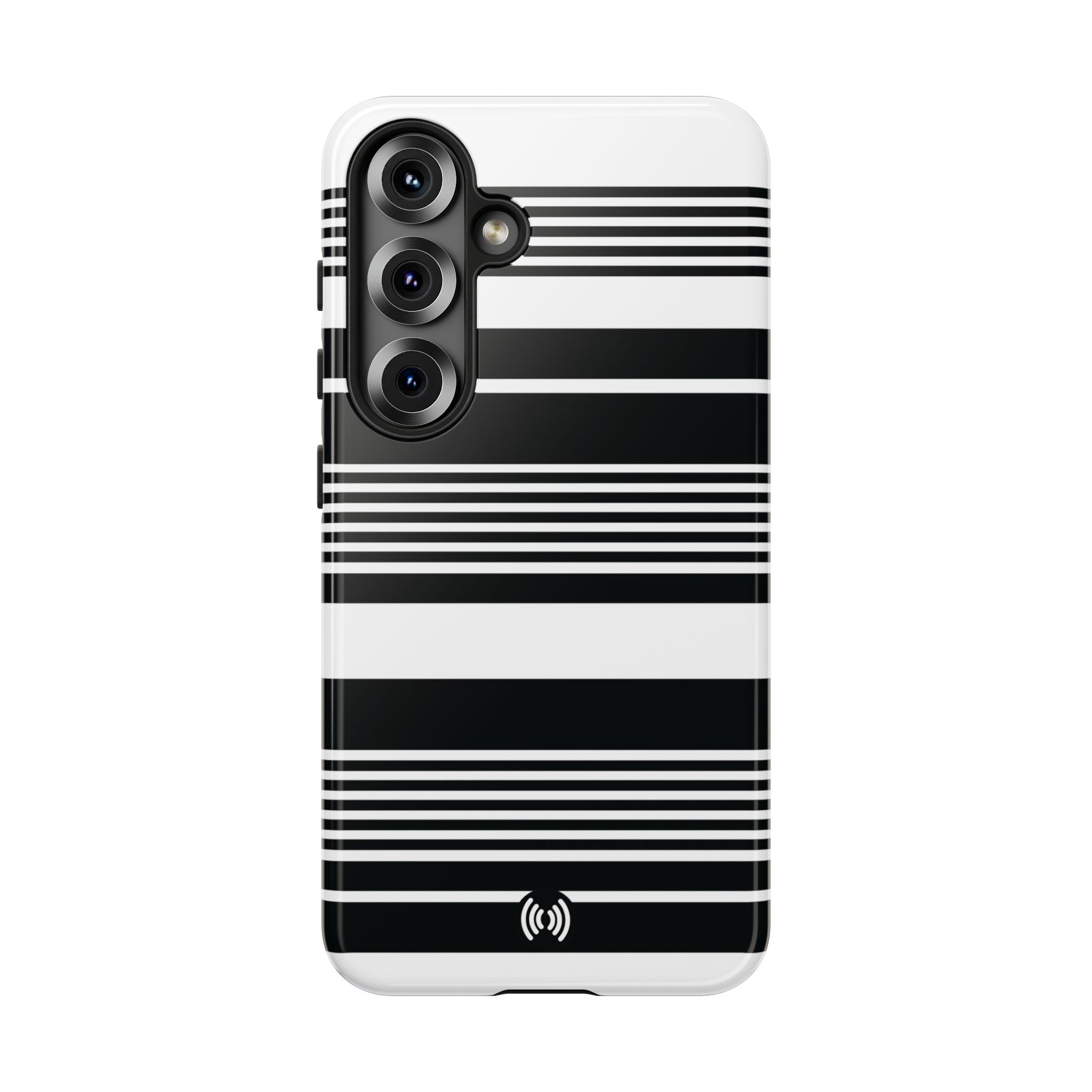 Black & White Striped Phone Case - Image 33