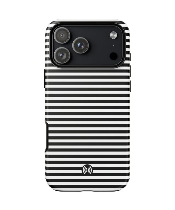 Black & White Striped Phone Case