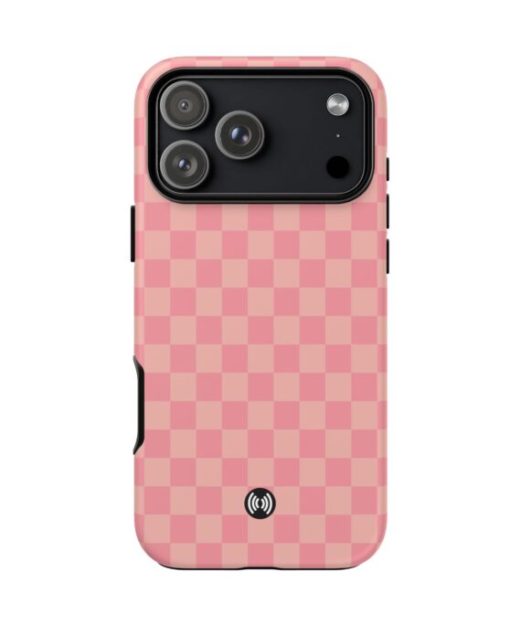 Pink Checker Phone Case