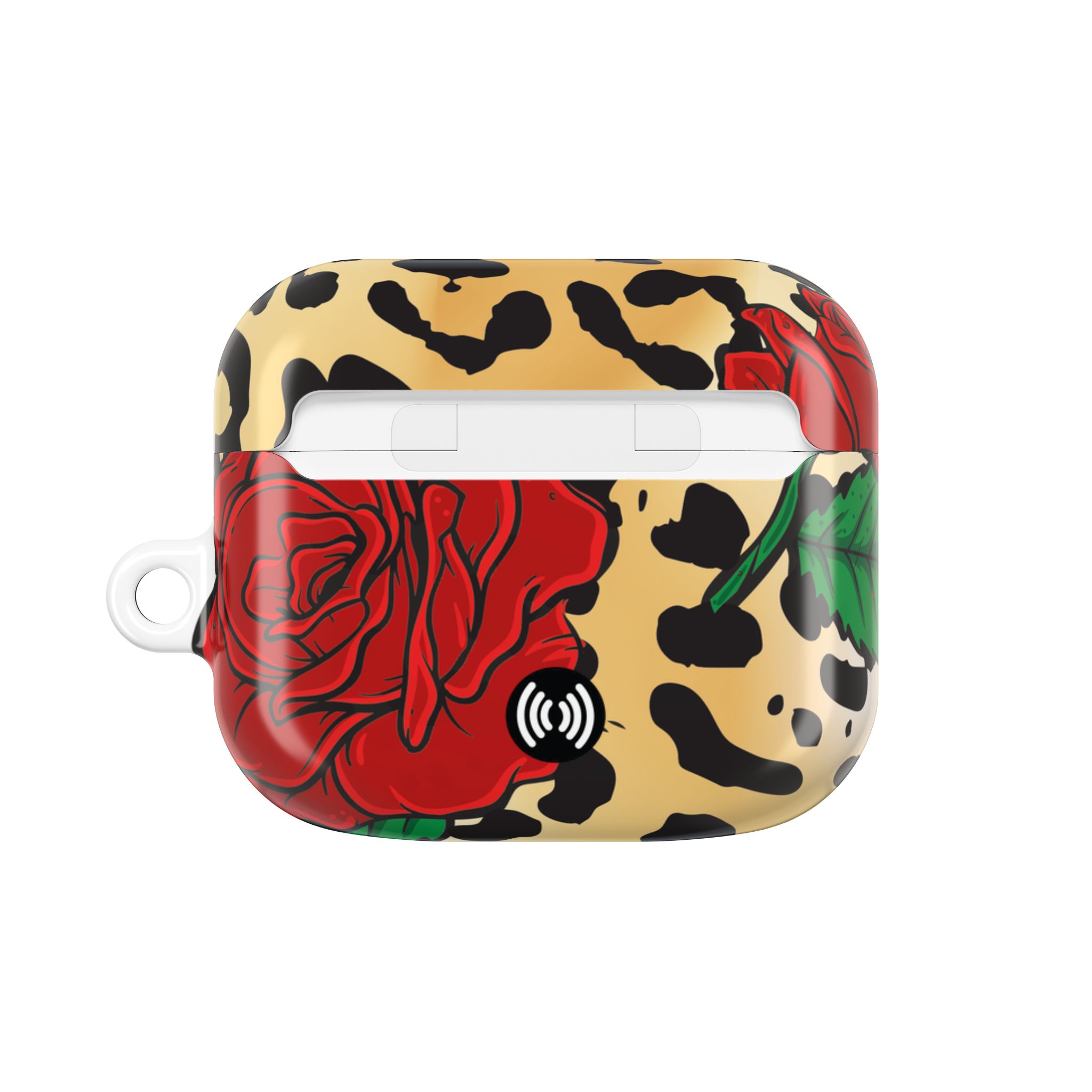 Leopard Rose AirPods Floral Leopard Case - Image 7