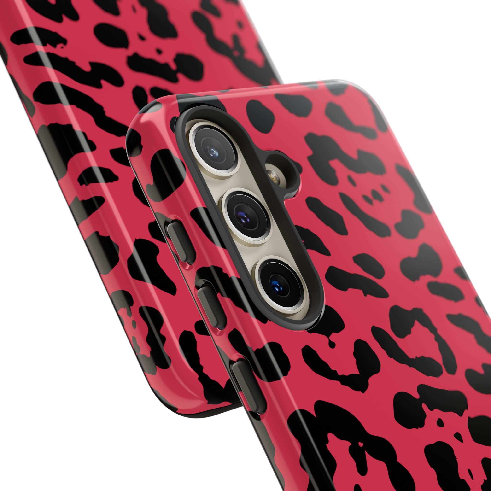 Ruby Red Leopard Print Tough Phone Case | Cellfinds - Image 37