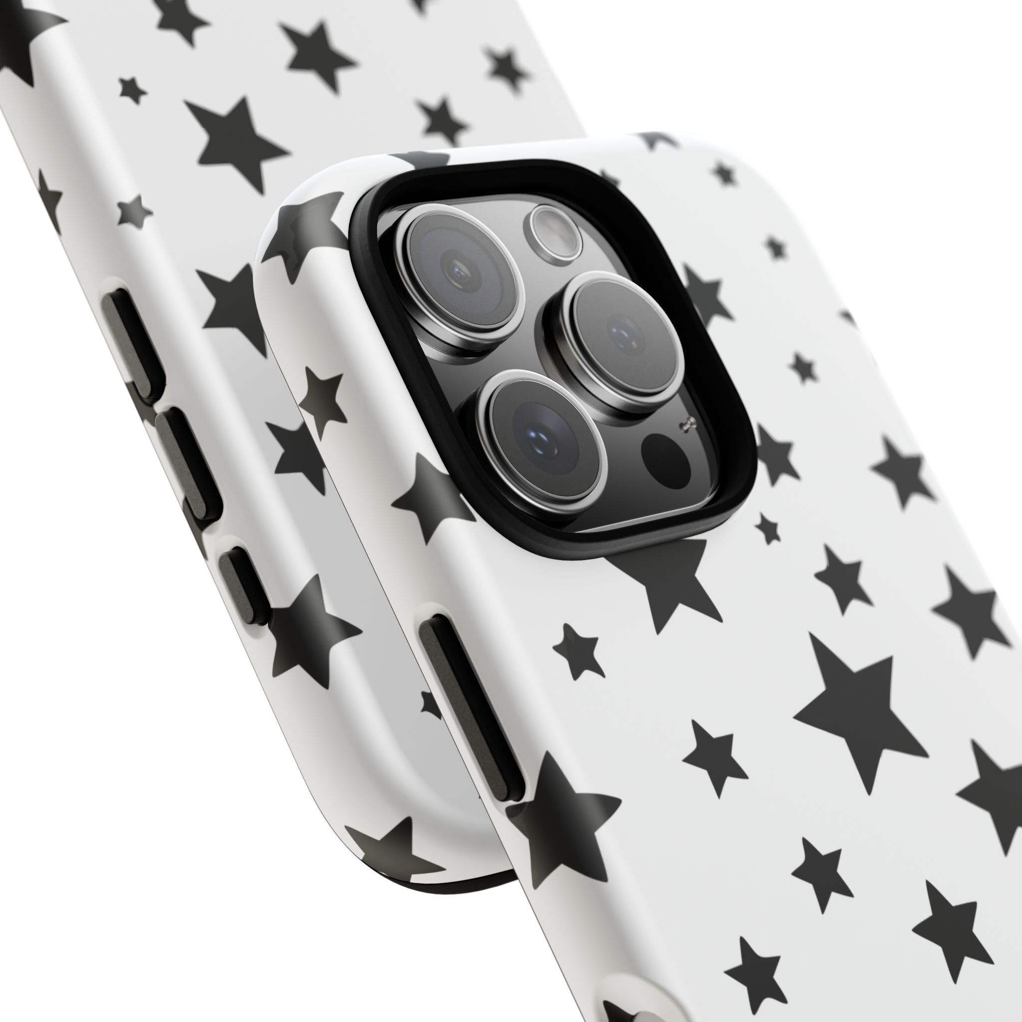 Black Stars on White Phone Case | Cellfinds - Image 76
