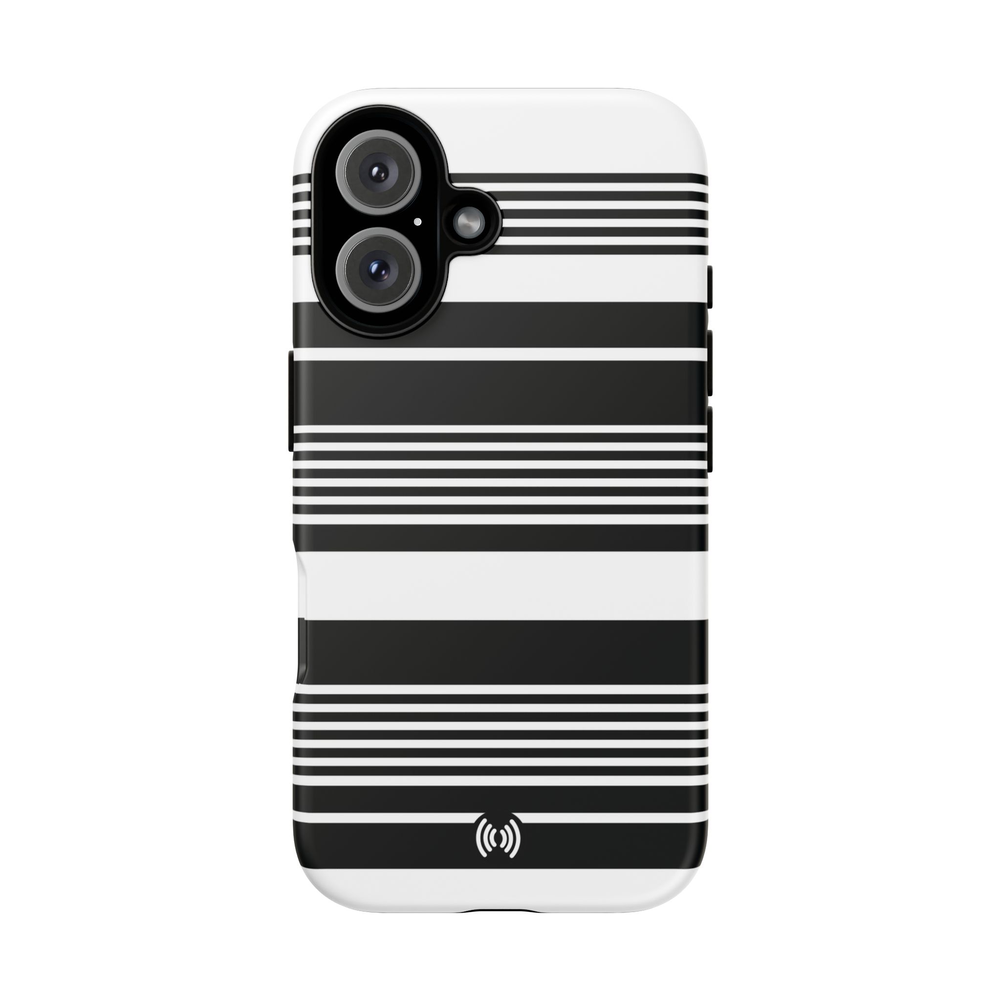 Black & White Striped Phone Case - Image 26