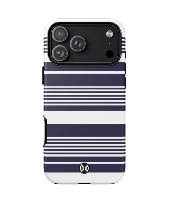 Navy Striped Phone Case