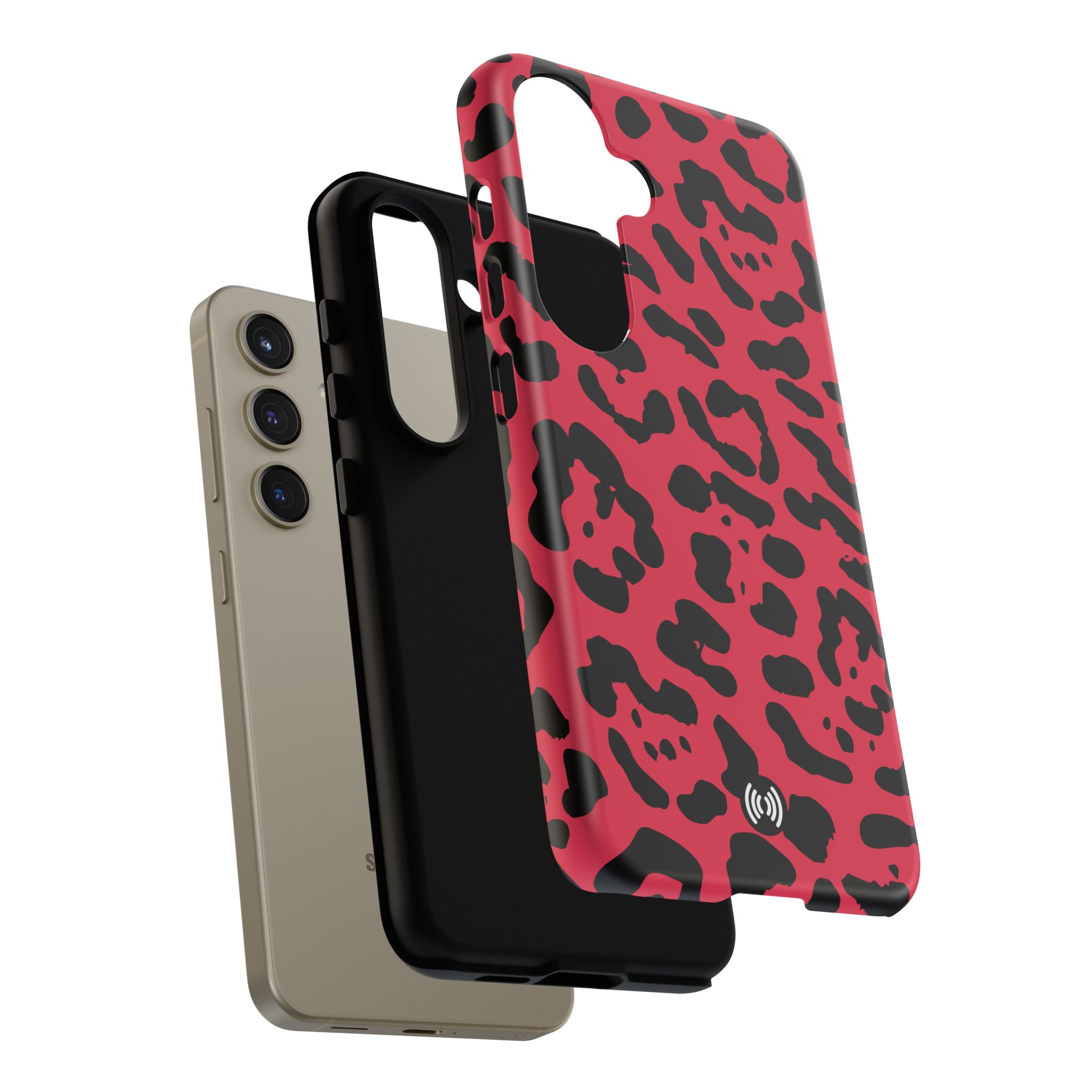 Ruby Red Leopard Print Tough Phone Case | Cellfinds - Image 43